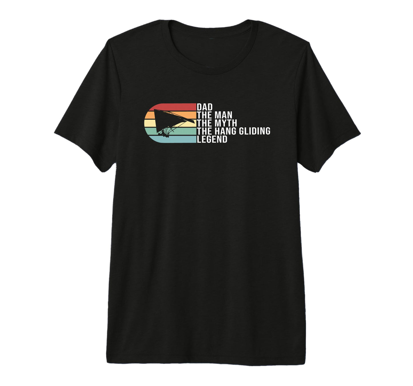 Hang Glider Dad Math Myth Hang Gliding T-Shirt - Unique Graphic for Adults - T-Shirt, Sweatshirt, Hoodie