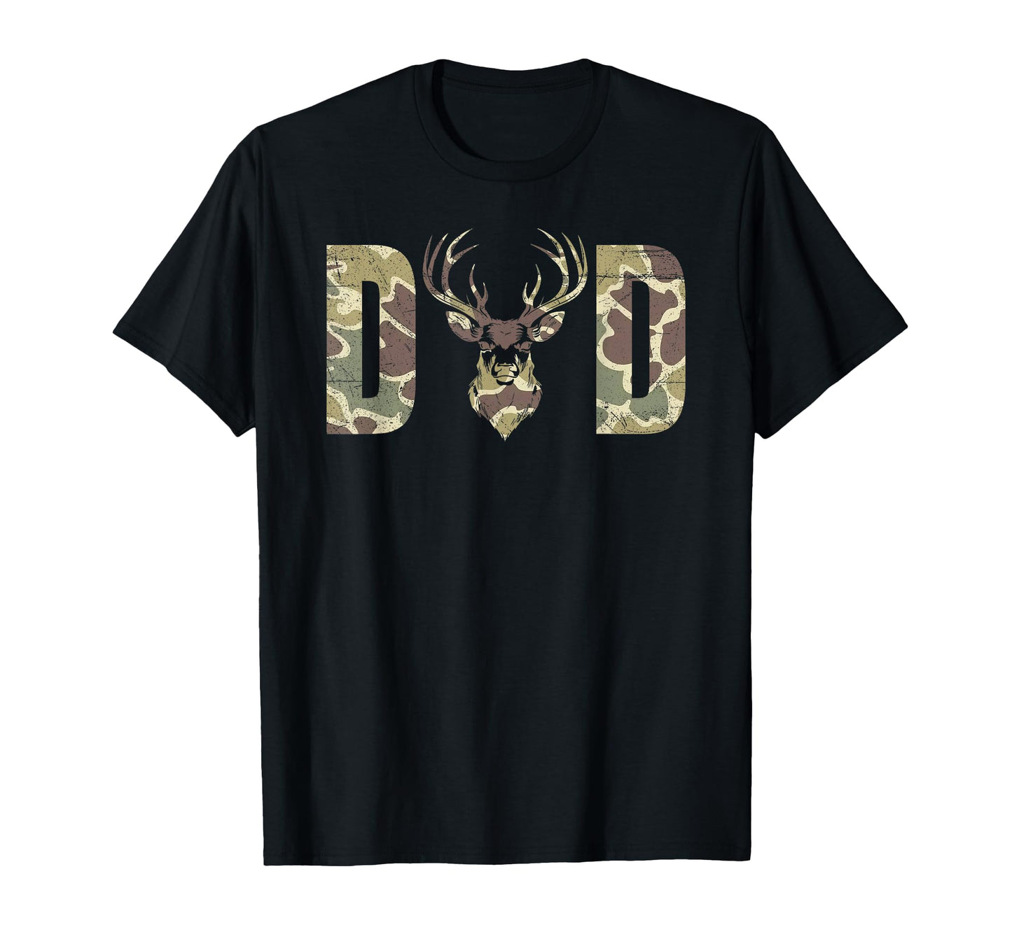 Old School Camo Dad Hunting Camouflage T-Shirt - Trendy Graphic Unisex - T-Shirt, Sweatshirt, Hoodie