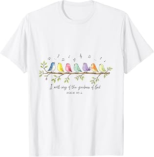 I Will Sing of the Goodness of God T-Shirt Unisex T-shirt, Sweatshirt, Hoodie, Long Sleeve Tee - T-Shirt, Sweatshirt, Hoodie