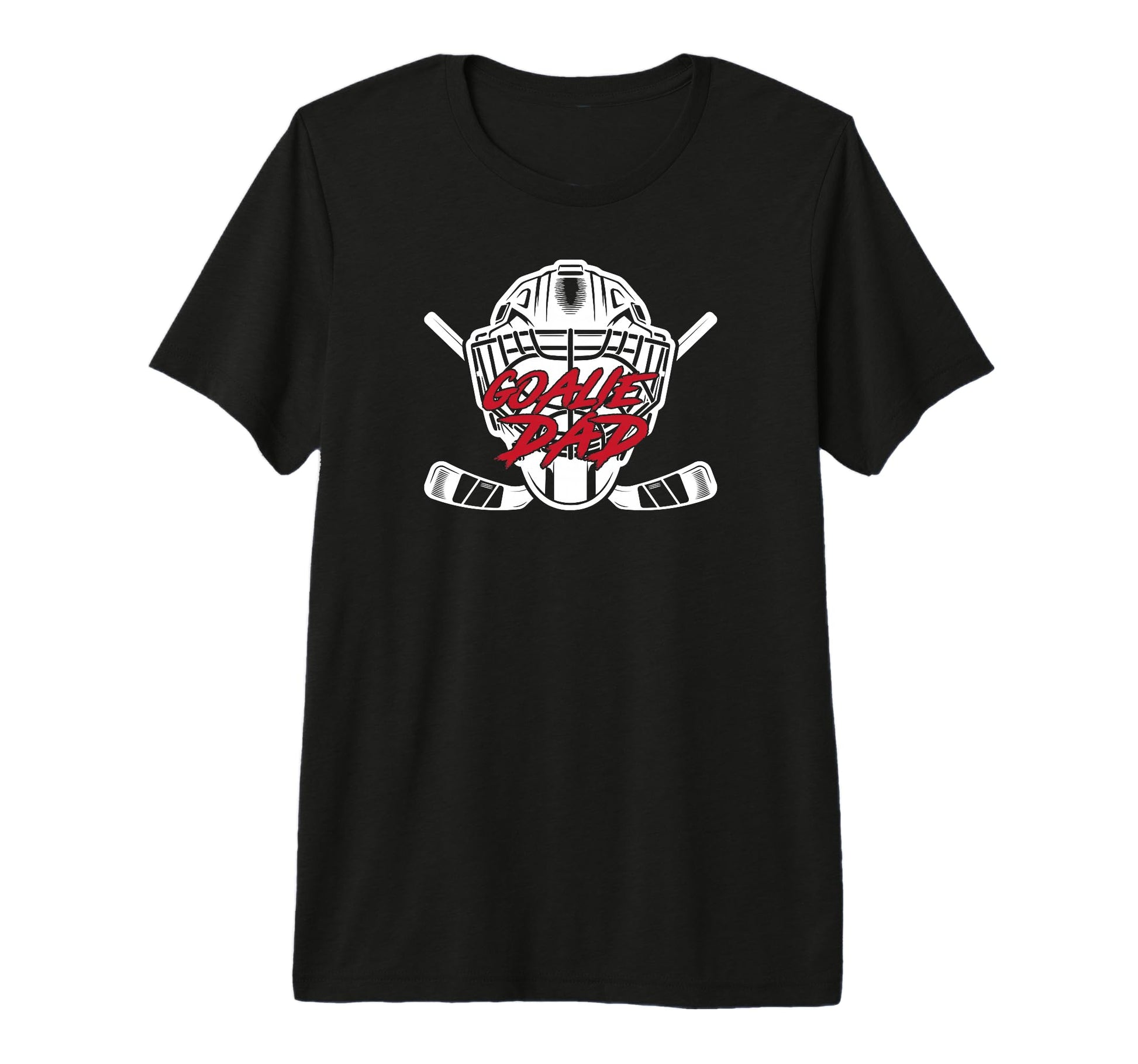 Mens Ice Hockey Goalie Dad Hockey T-Shirt - Fun Novelty Design Unisex - T-Shirt, Sweatshirt, Hoodie