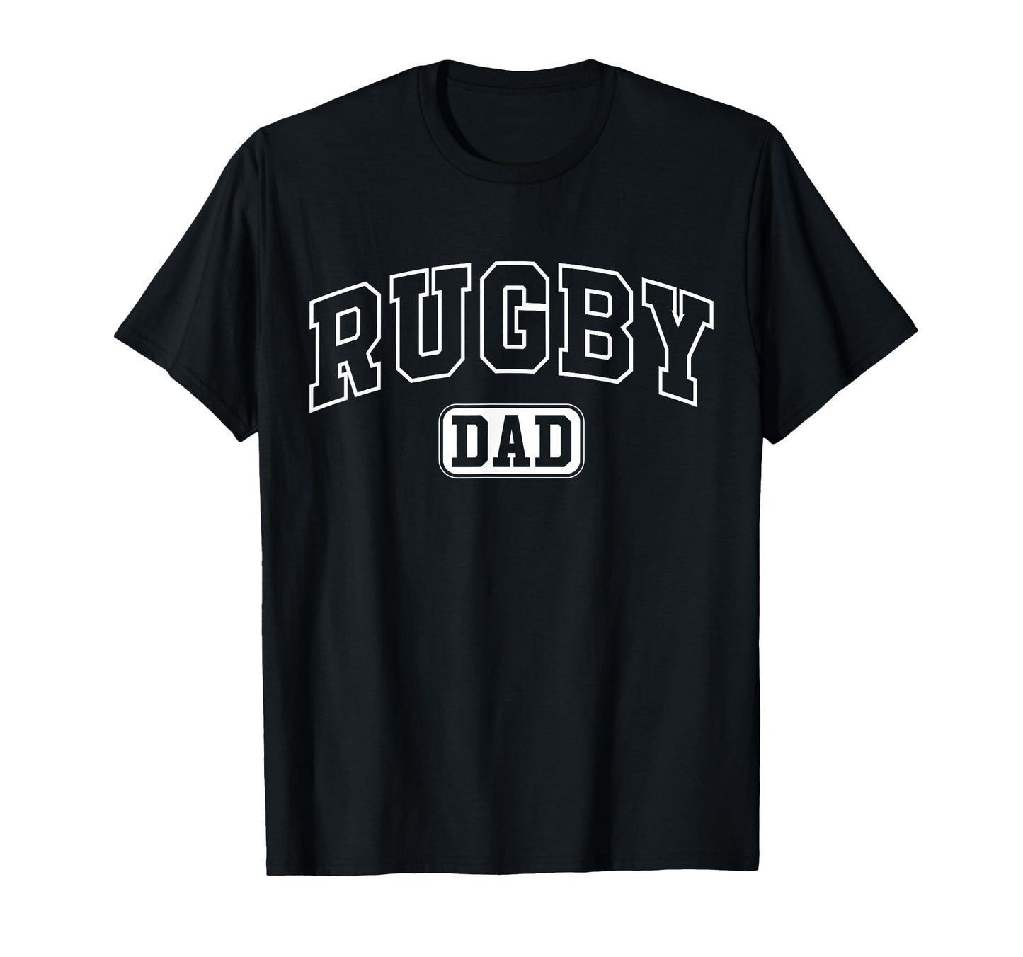Rugby Dad Funny Athletic Lettering T-Shirt - Unique Graphic for Adults - T-Shirt, Sweatshirt, Hoodie