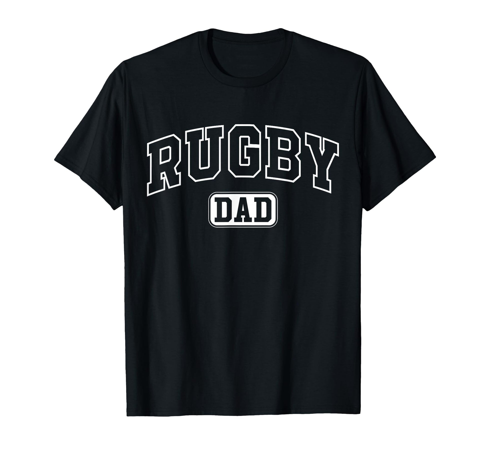 Rugby Dad Funny Athletic Lettering T-Shirt - Unique Graphic for Adults - T-Shirt, Sweatshirt, Hoodie