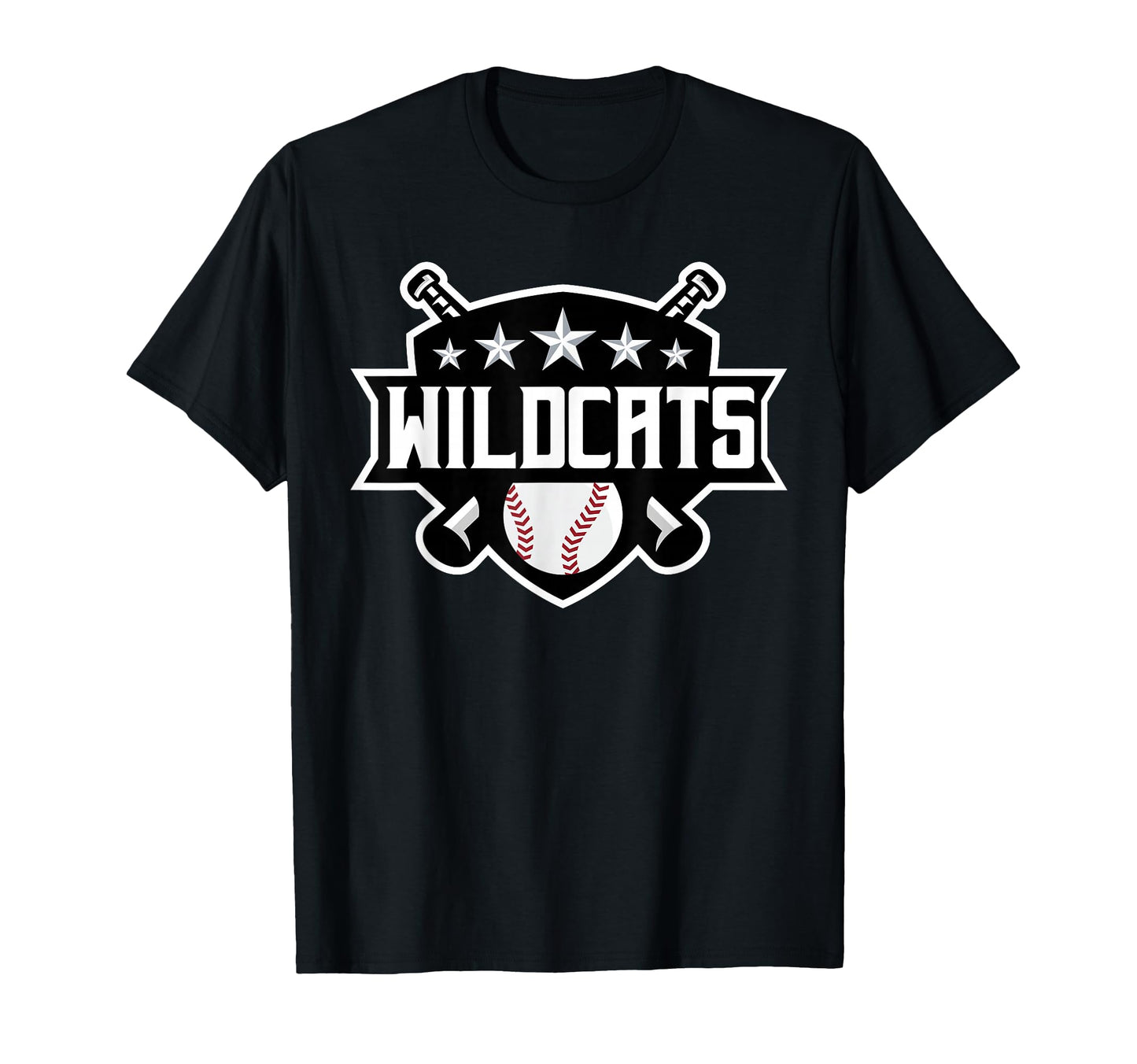 Wildcats Baseball Sports Game Day Spirit T-Shirt - Minimalist Print Unisex - T-Shirt, Sweatshirt, Hoodie