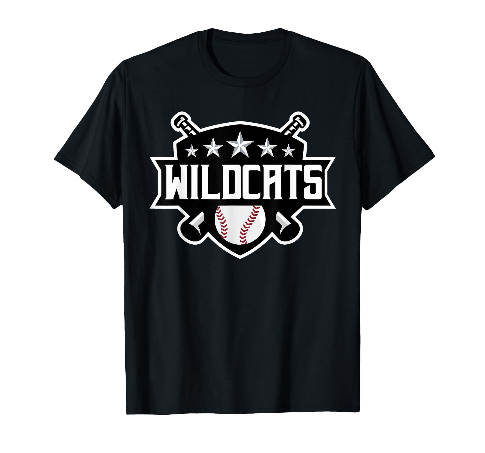 Wildcats Baseball Sports Game Day Spirit T-Shirt - Minimalist Print Unisex - T-Shirt, Sweatshirt, Hoodie