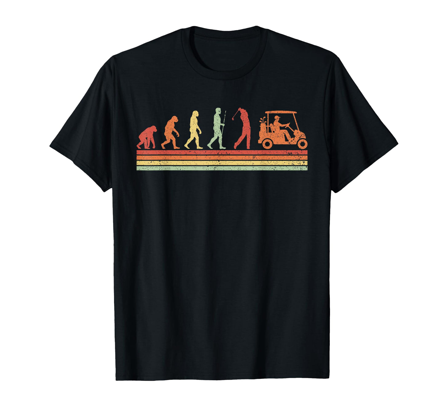Golf Evolution Funny Golfer Golf T-Shirt - Casual Everyday Wear for Adults - T-Shirt, Sweatshirt, Hoodie