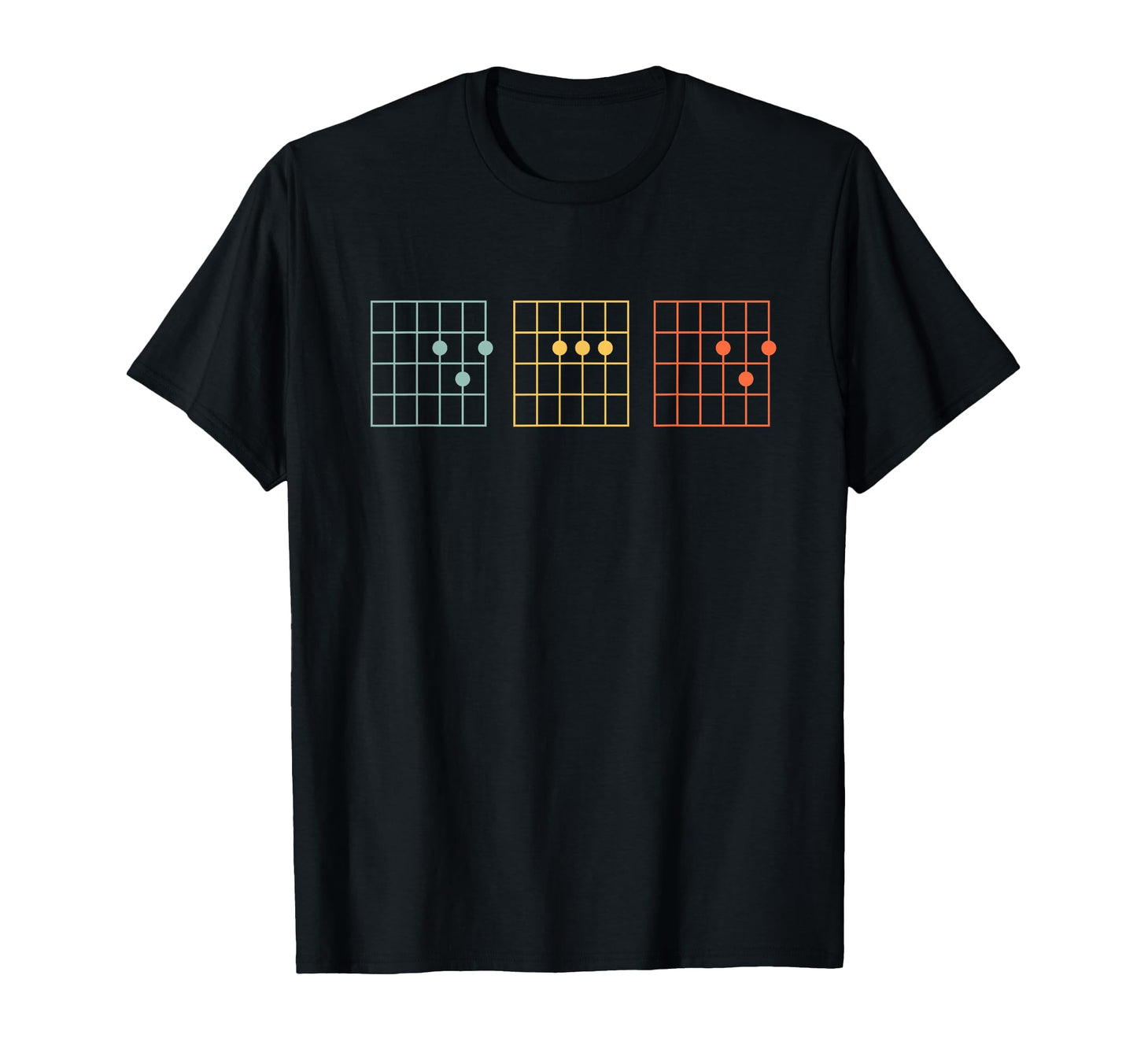 Guitar Best Dad Ever Dad Chord Music T-Shirt - Graphic Print Men Women - T-Shirt, Sweatshirt, Hoodie