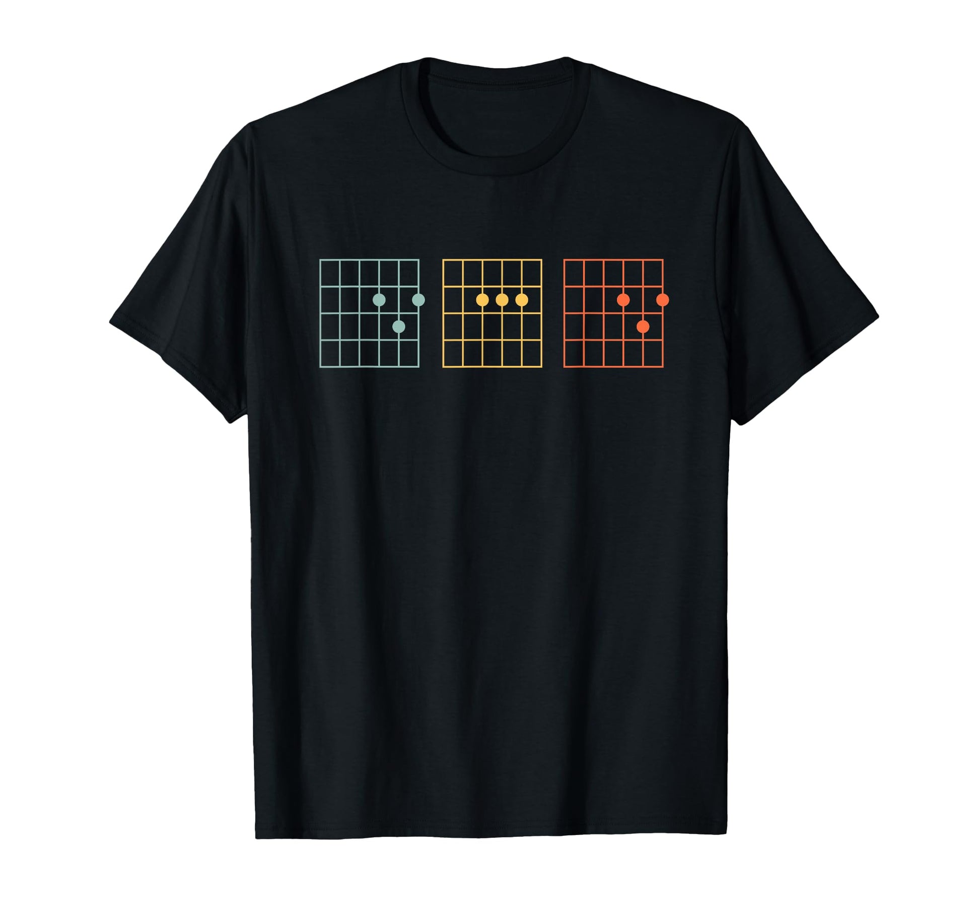 Guitar Best Dad Ever Dad Chord Music T-Shirt - Graphic Print Men Women - T-Shirt, Sweatshirt, Hoodie