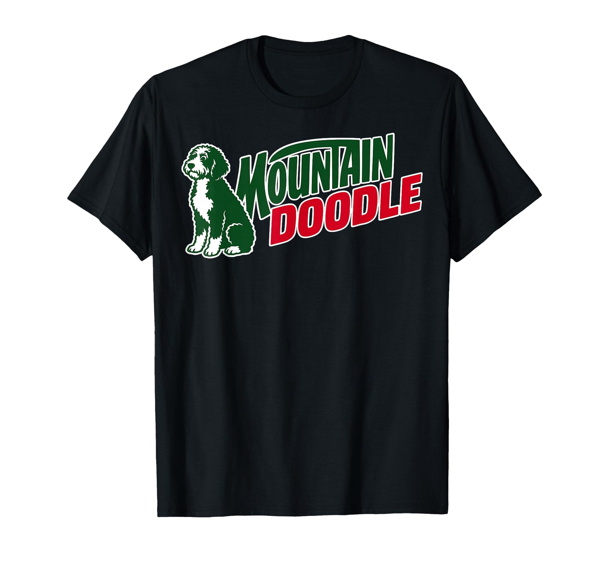 Mountain Doodle Dog Lovers Outdoor Hiking T-Shirt - Custom Art Print Unisex - T-Shirt, Sweatshirt, Hoodie