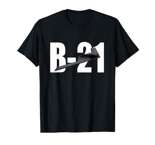 B 21 Raider Stealth Bomber Jet T-Shirt - Aesthetic Graphic for Adults - T-Shirt, Sweatshirt, Hoodie