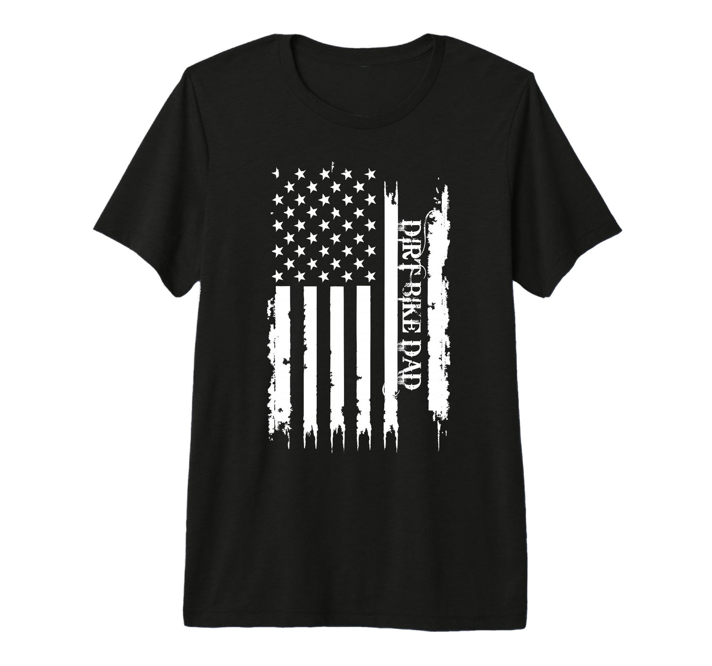 Dirt Bike Dad United States T-Shirt - Custom Art Print for Adults - T-Shirt, Sweatshirt, Hoodie