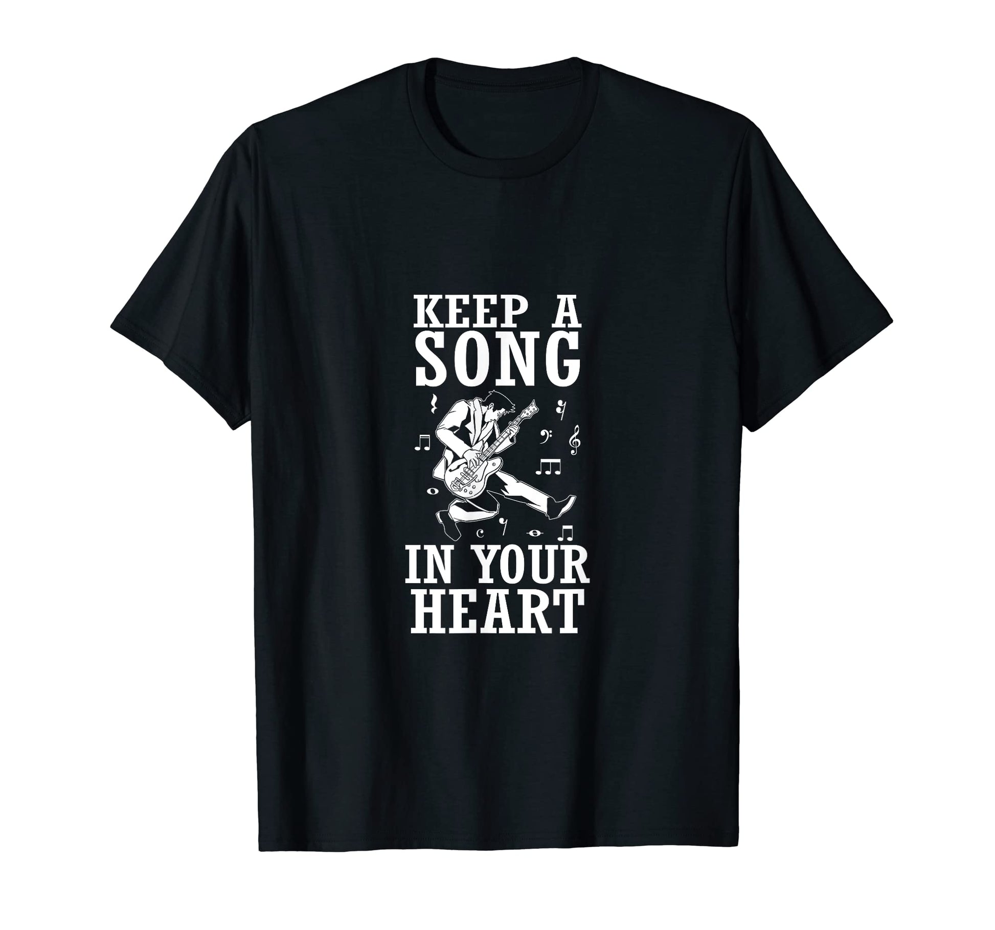 Keep Song Your Heart Music Lover Musician T-Shirt - Graphic Print Unisex - T-Shirt, Sweatshirt, Hoodie