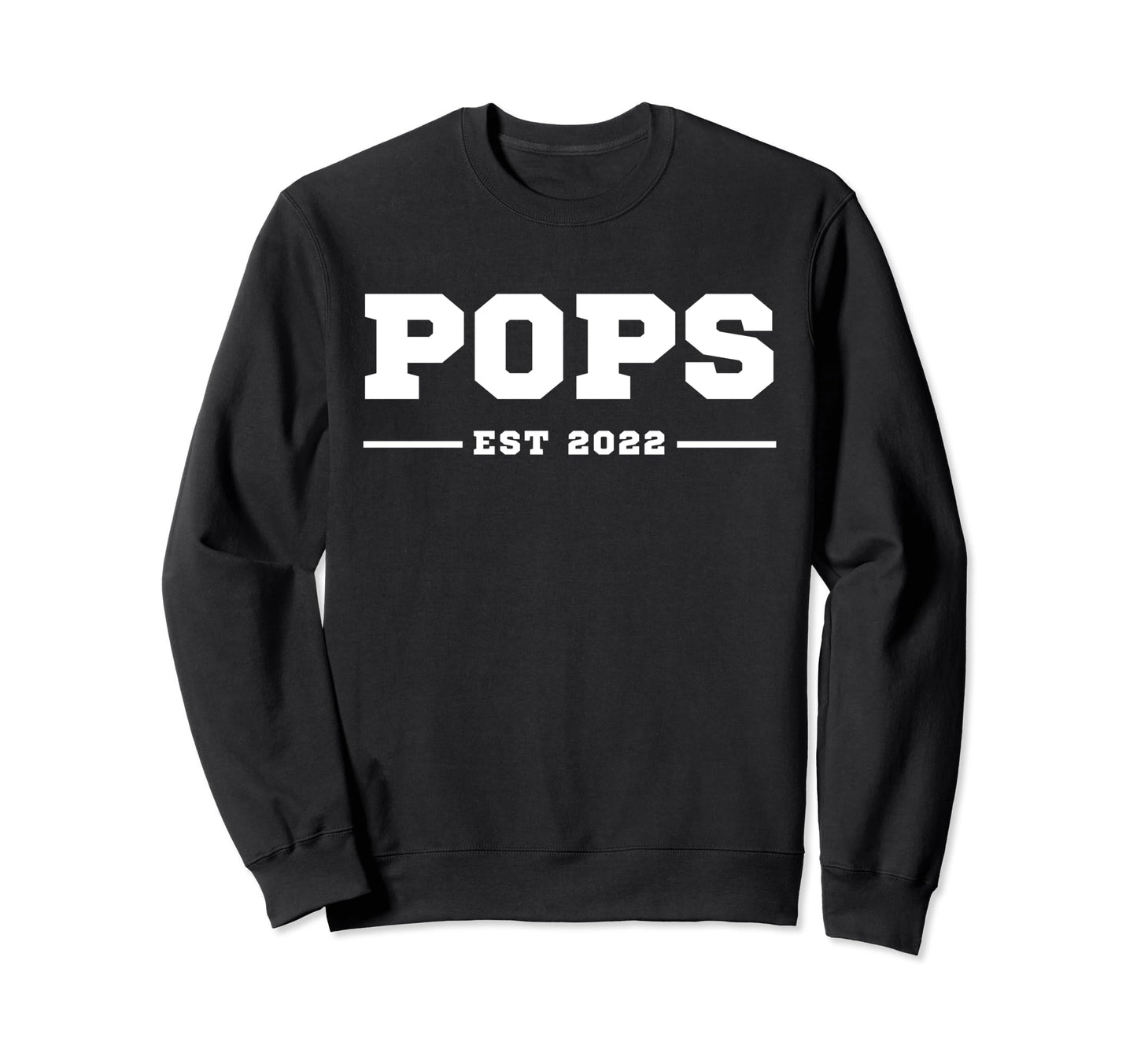 Funny Grandpa Soon To Be Pops Sweatshirt - Aesthetic Graphic for Adults - T-Shirt, Sweatshirt, Hoodie
