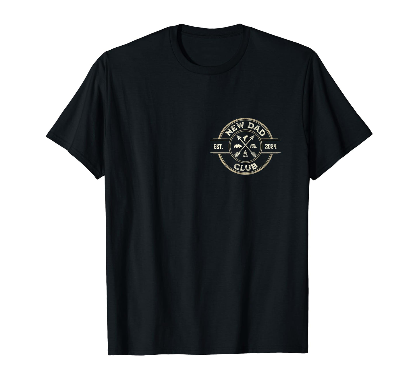 New Dad Club Established 2024 Camping T-Shirt - Streetwear Style Men Women - T-Shirt, Sweatshirt, Hoodie