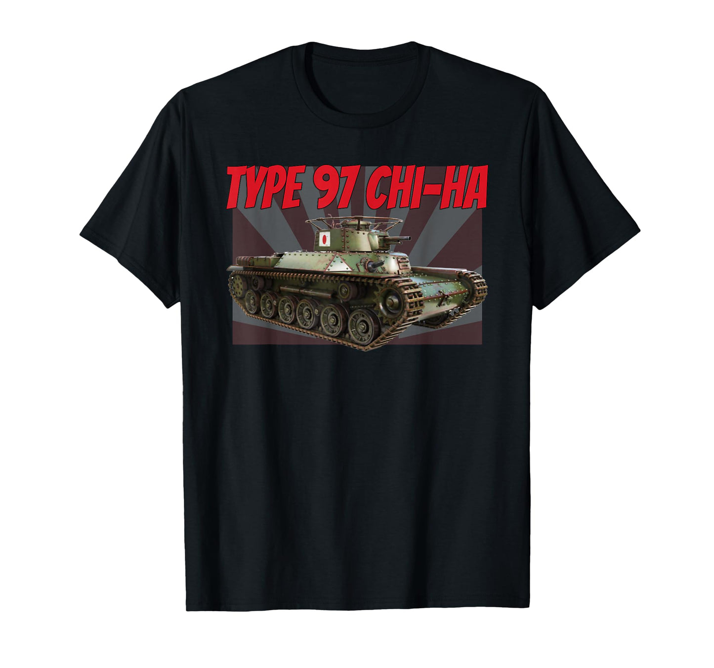 Ww2 Japanese Chi Ha Type 97 Medium T-Shirt - Unique Graphic for Adults - T-Shirt, Sweatshirt, Hoodie