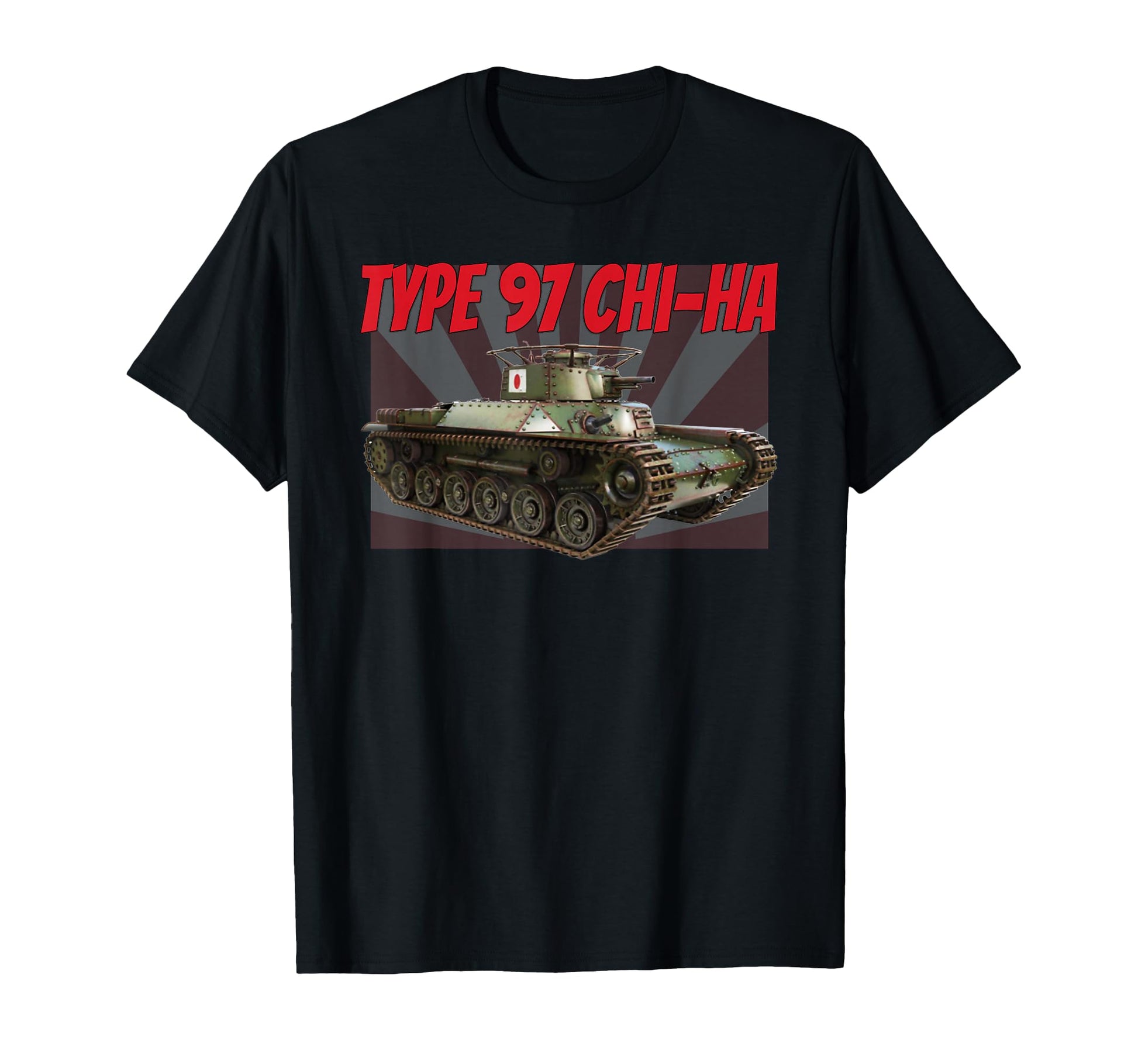 Ww2 Japanese Chi Ha Type 97 Medium T-Shirt - Unique Graphic for Adults - T-Shirt, Sweatshirt, Hoodie