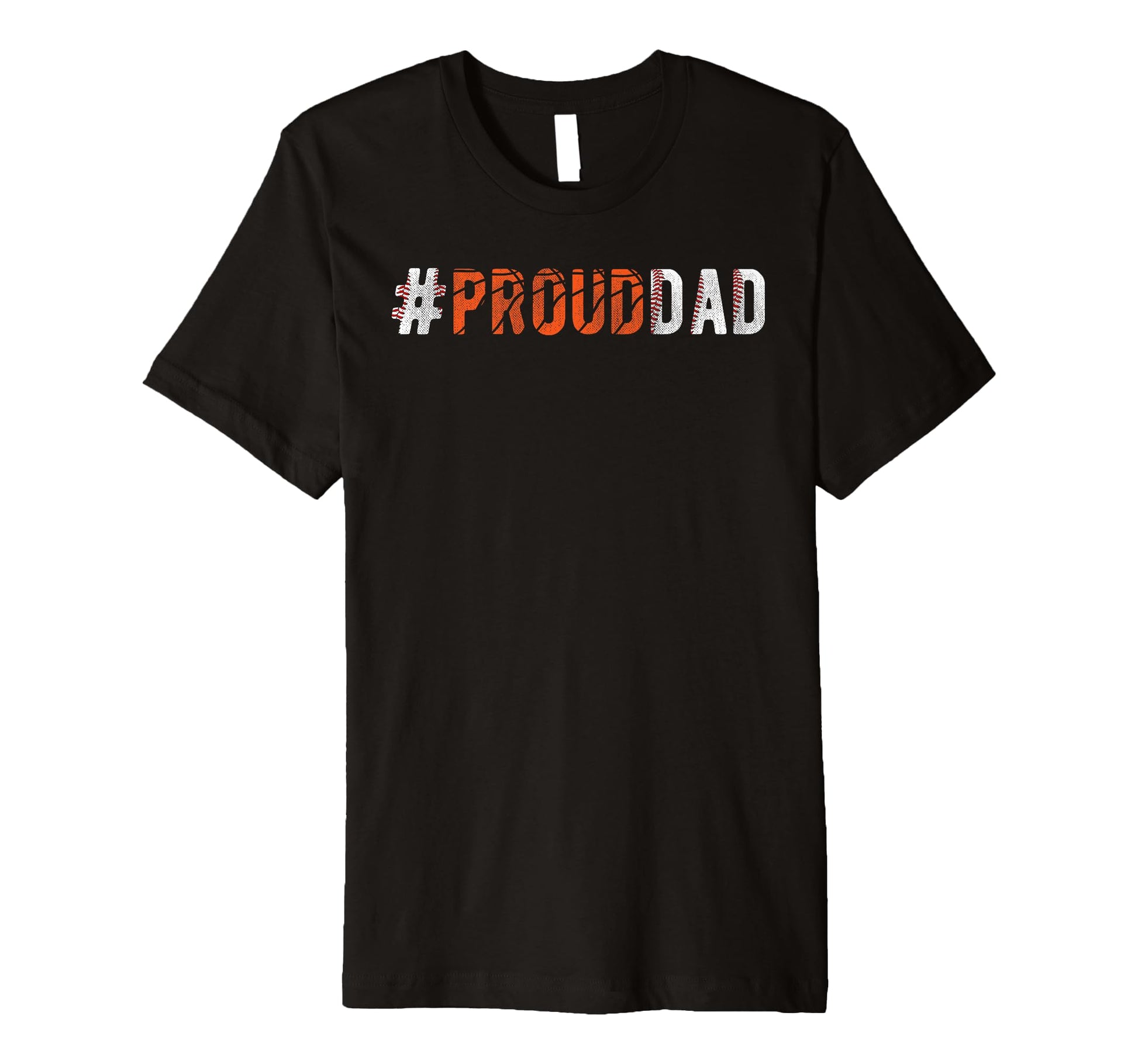 Mens Proud Dad Baseball Basketball Dad T-Shirt - Graphic Print Men Women - T-Shirt, Sweatshirt, Hoodie