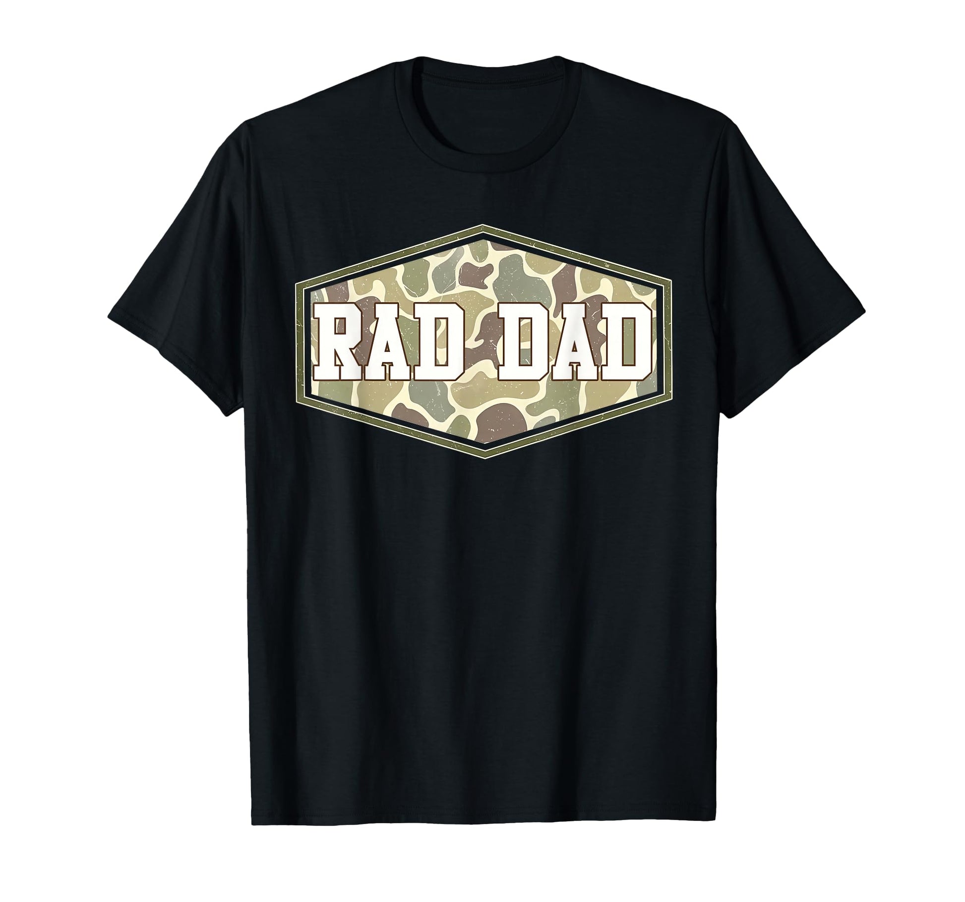 Camo Rad Dad Camouflage Daddy Hunting Dad T-Shirt - Novelty Apparel Unisex - T-Shirt, Sweatshirt, Hoodie