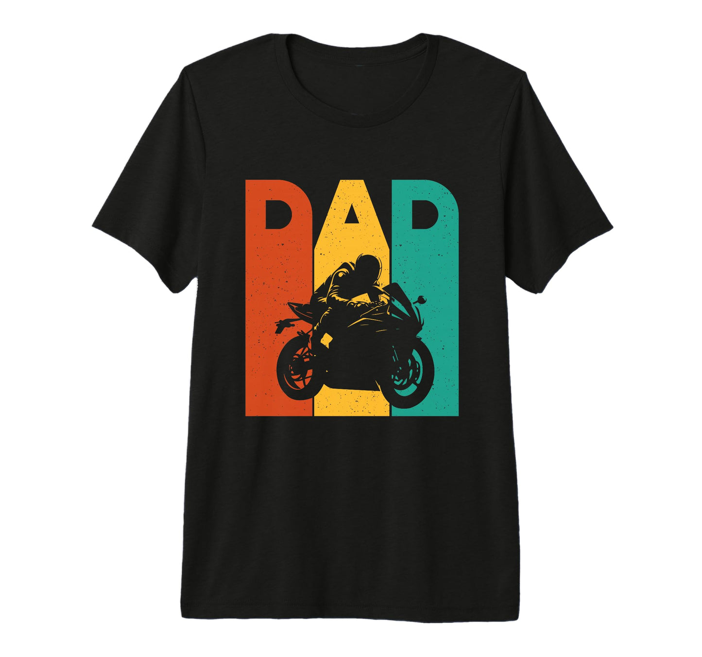 Dad Biker Motorcycle Motorcycling Tri T-Shirt - Graphic Print Men Women - T-Shirt, Sweatshirt, Hoodie