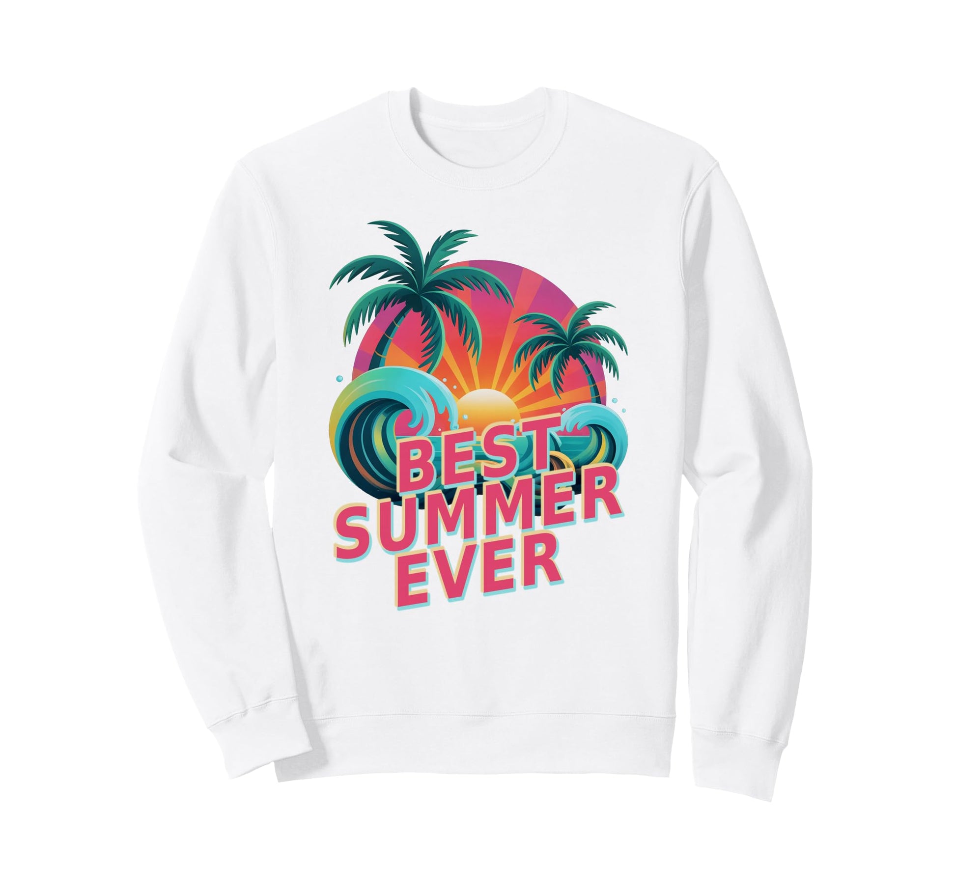 Best Summer Ever Trip Vacation Sweatshirt - Casual Everyday Wear Men Women - T-Shirt, Sweatshirt, Hoodie