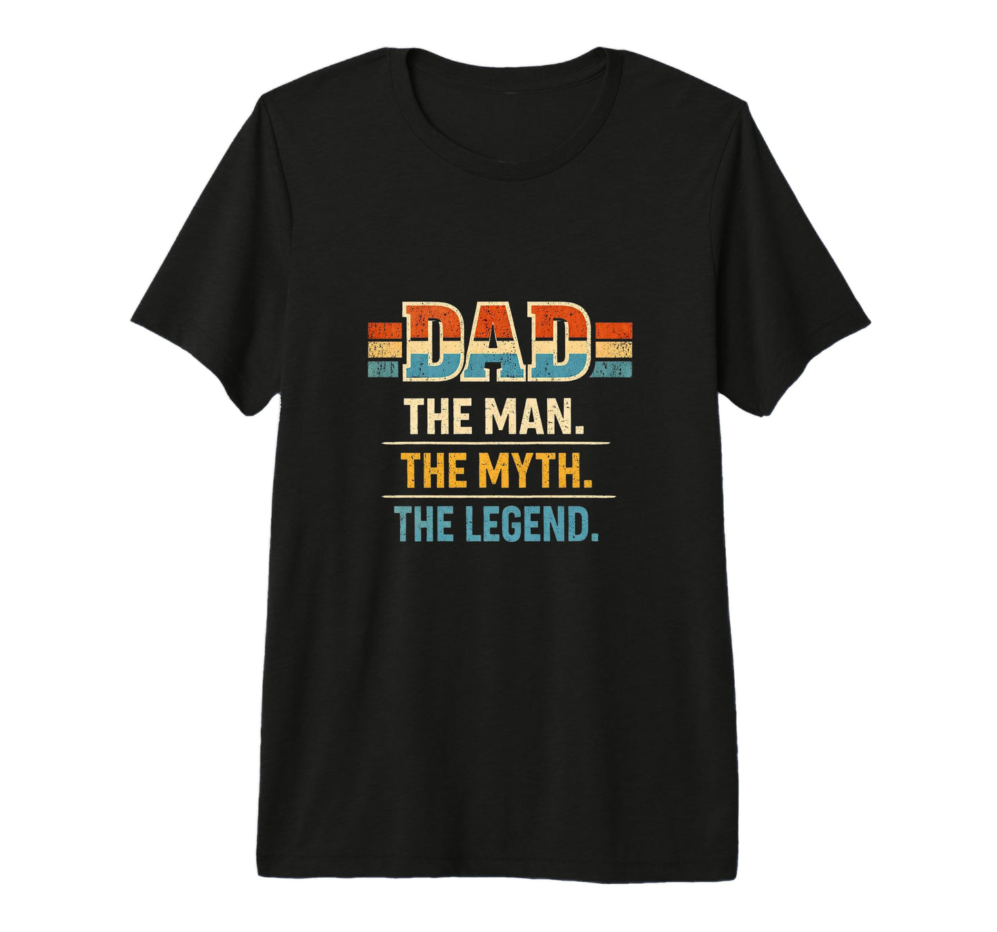 Dad Myth Legend Tri Blend T-Shirt - Aesthetic Graphic Men Women - T-Shirt, Sweatshirt, Hoodie