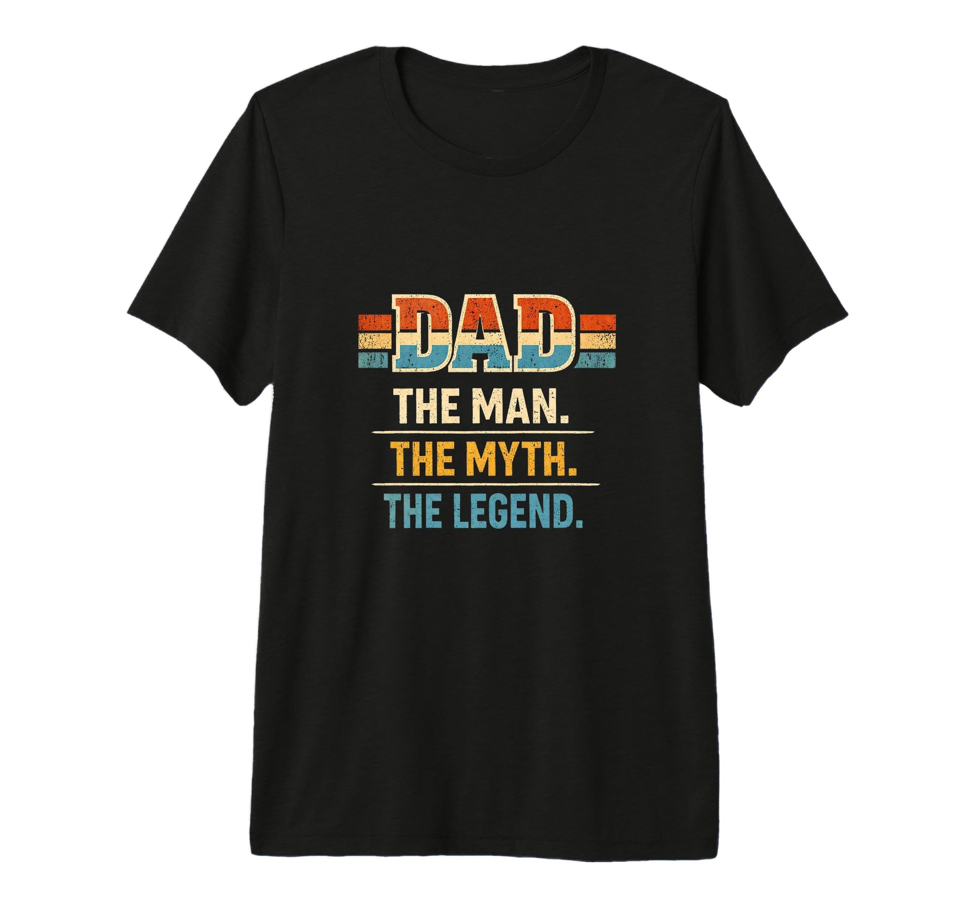 Dad Myth Legend Tri Blend T-Shirt - Aesthetic Graphic Men Women - T-Shirt, Sweatshirt, Hoodie