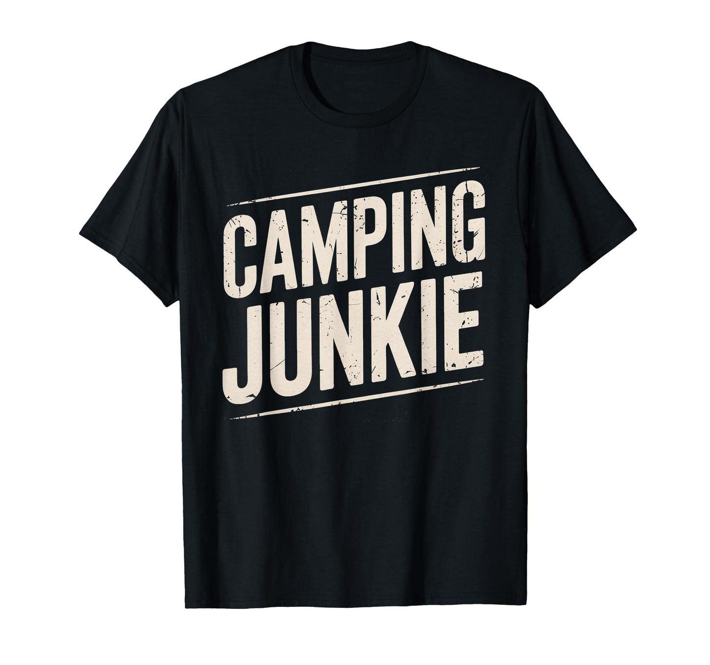 Funny Camping Junkie Outdoor T-Shirt - Casual Everyday Wear Men Women - T-Shirt, Sweatshirt, Hoodie