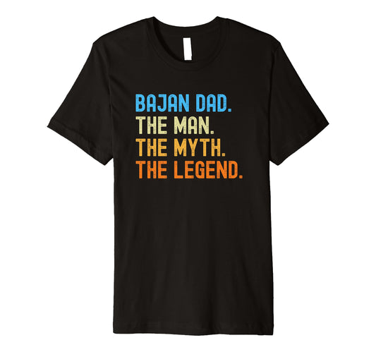 Bajan Dad Barbados Myth Legend T-Shirt - Novelty Apparel for Adults - T-Shirt, Sweatshirt, Hoodie