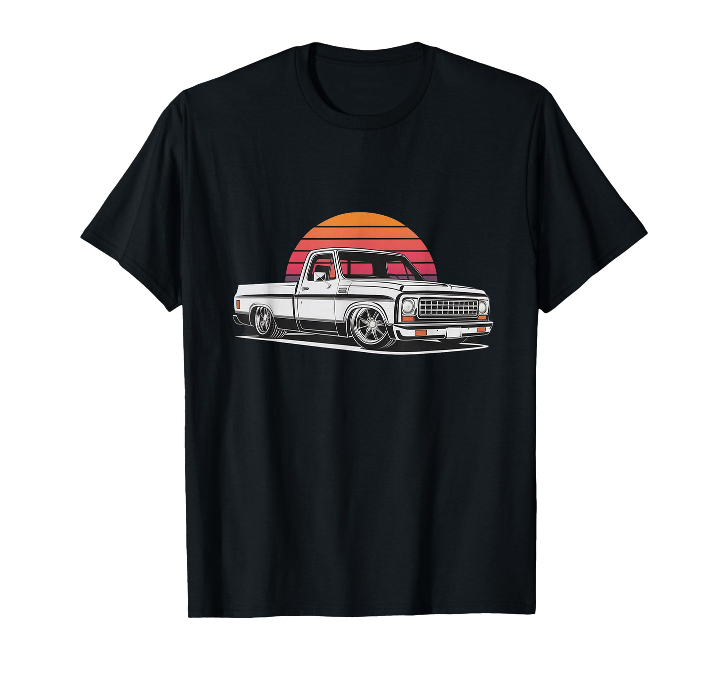 73 87 Mini C10 Truck Slammed Dad Gag Father T-Shirt - Unique Graphic Unisex - T-Shirt, Sweatshirt, Hoodie