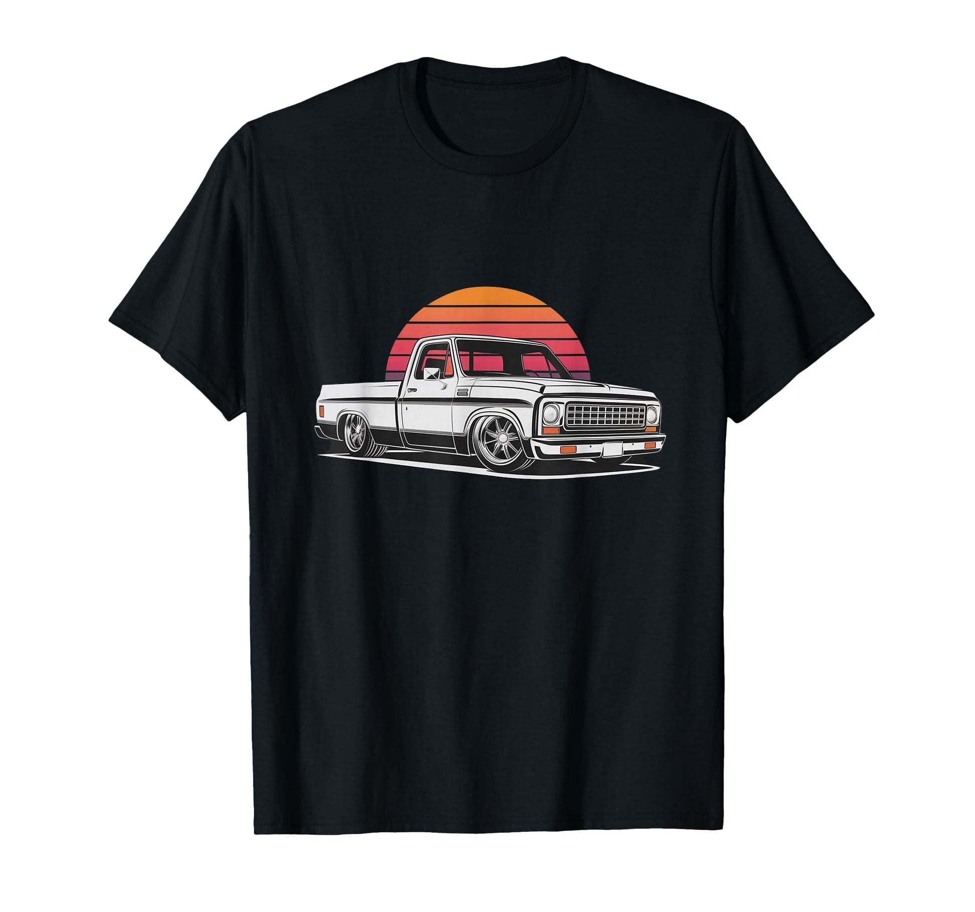 73 87 Mini C10 Truck Slammed Dad Gag Father T-Shirt - Unique Graphic Unisex - T-Shirt, Sweatshirt, Hoodie
