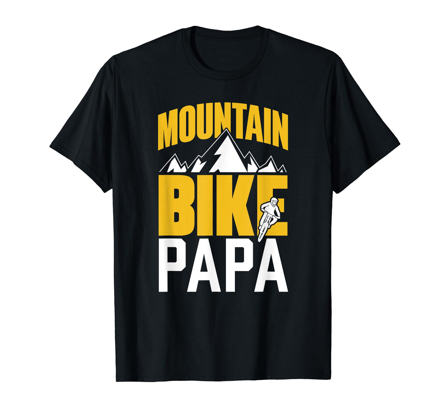 Mountain Bike Papa Mtb Biking T-Shirt - Custom Art Print for Adults - T-Shirt, Sweatshirt, Hoodie