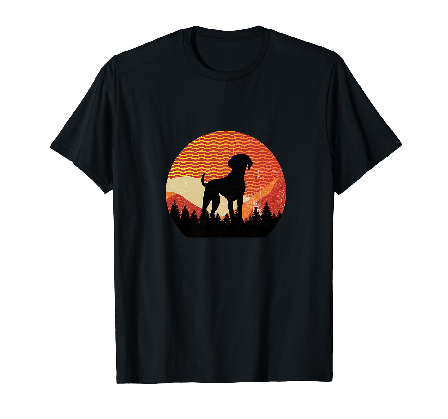 German Shorthaired Pointer Dog Sunset T-Shirt - Minimalist Print Men Women - T-Shirt, Sweatshirt, Hoodie