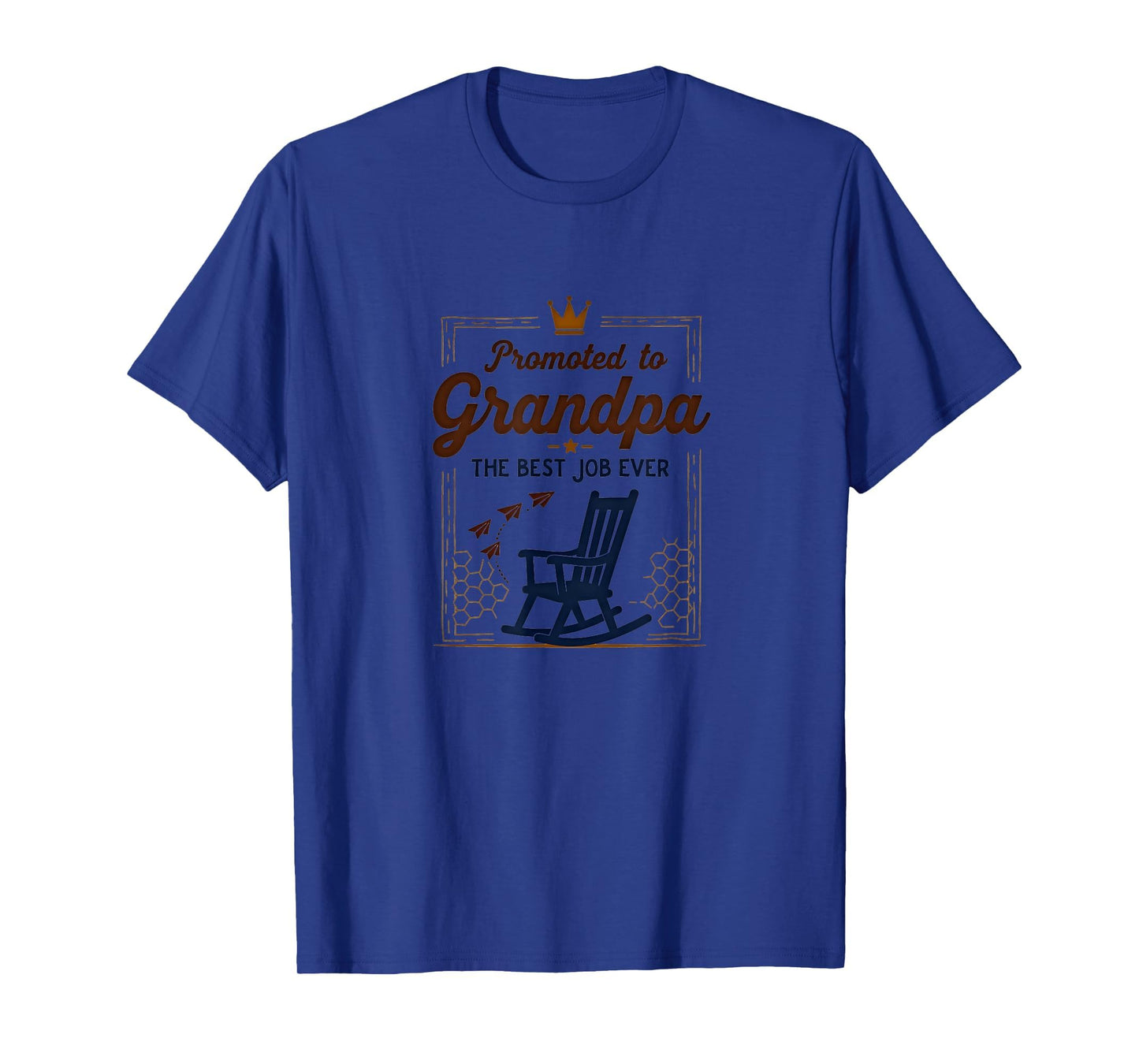 Promoted To Grandpa Best Job Ever T-Shirt - Fun Novelty Design for Adults - T-Shirt, Sweatshirt, Hoodie
