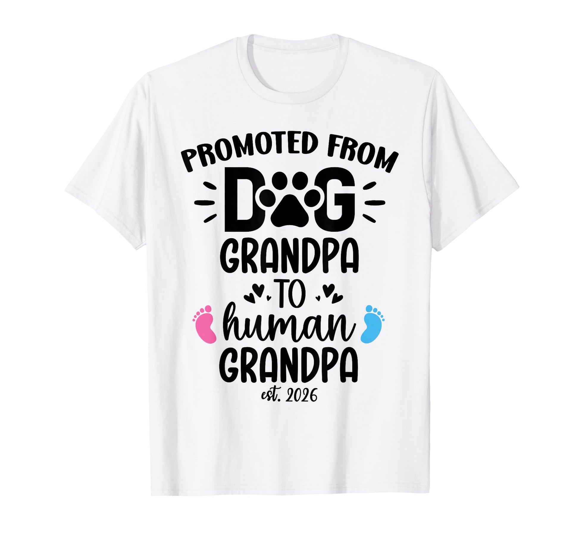 Grandparent Promoted From Dog Grandpa T-Shirt - Streetwear Style Men Women - T-Shirt, Sweatshirt, Hoodie
