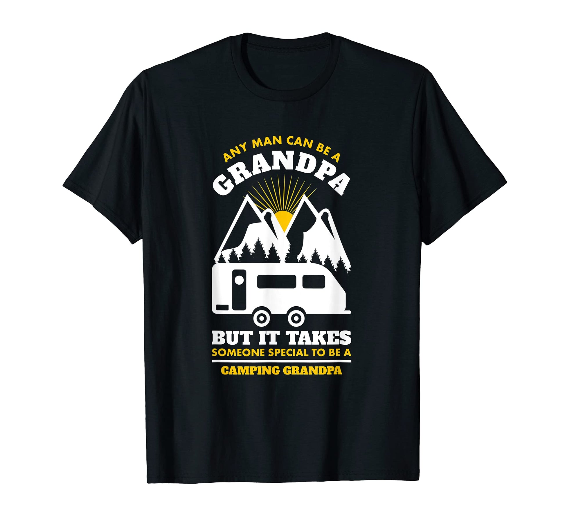 Mens Camping Grandpa T-Shirt - Unique Graphic for Adults - T-Shirt, Sweatshirt, Hoodie