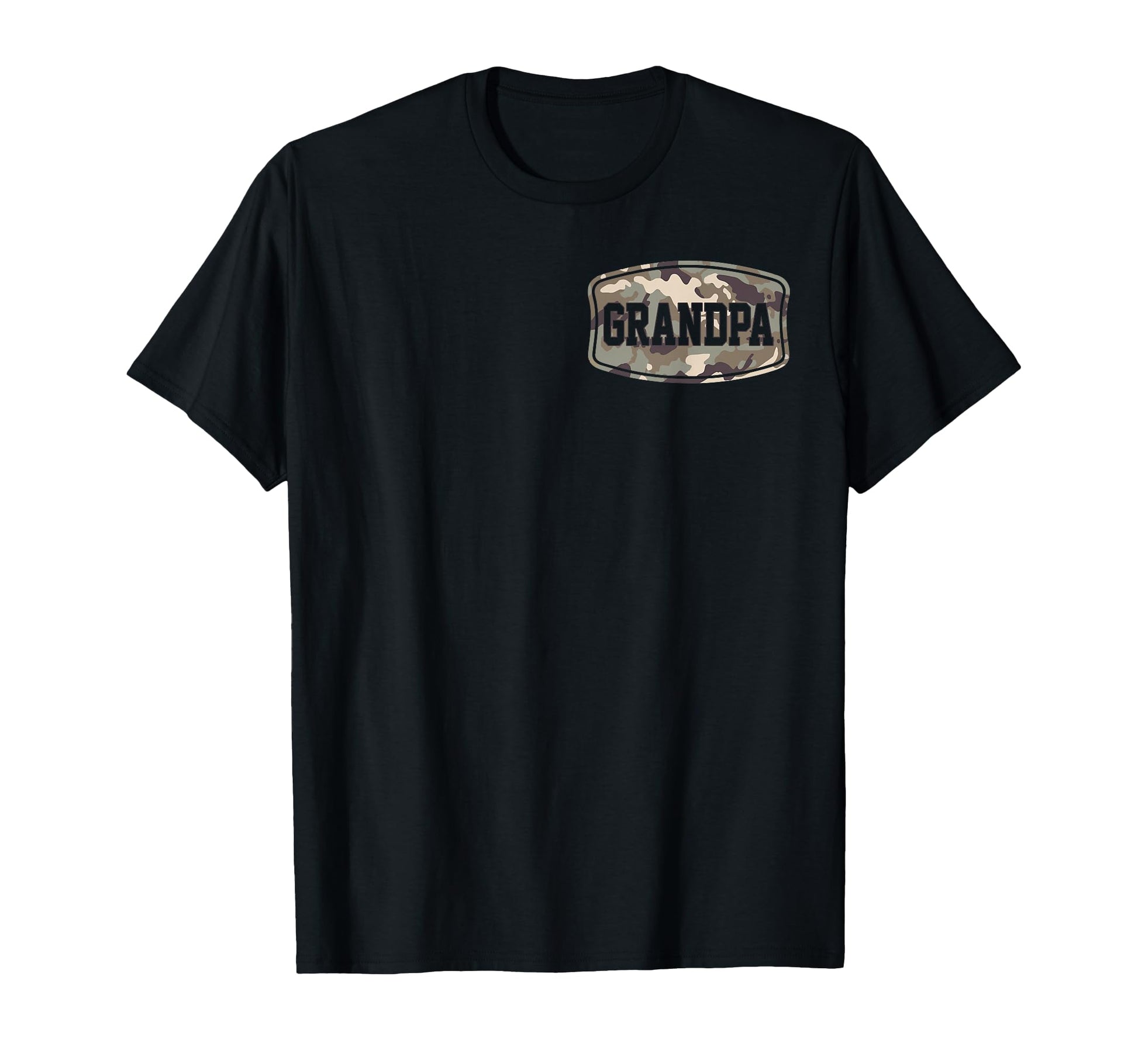 Old School Camo Grandpa Pocket Camouflage T-Shirt - Novelty Apparel Unisex - T-Shirt, Sweatshirt, Hoodie