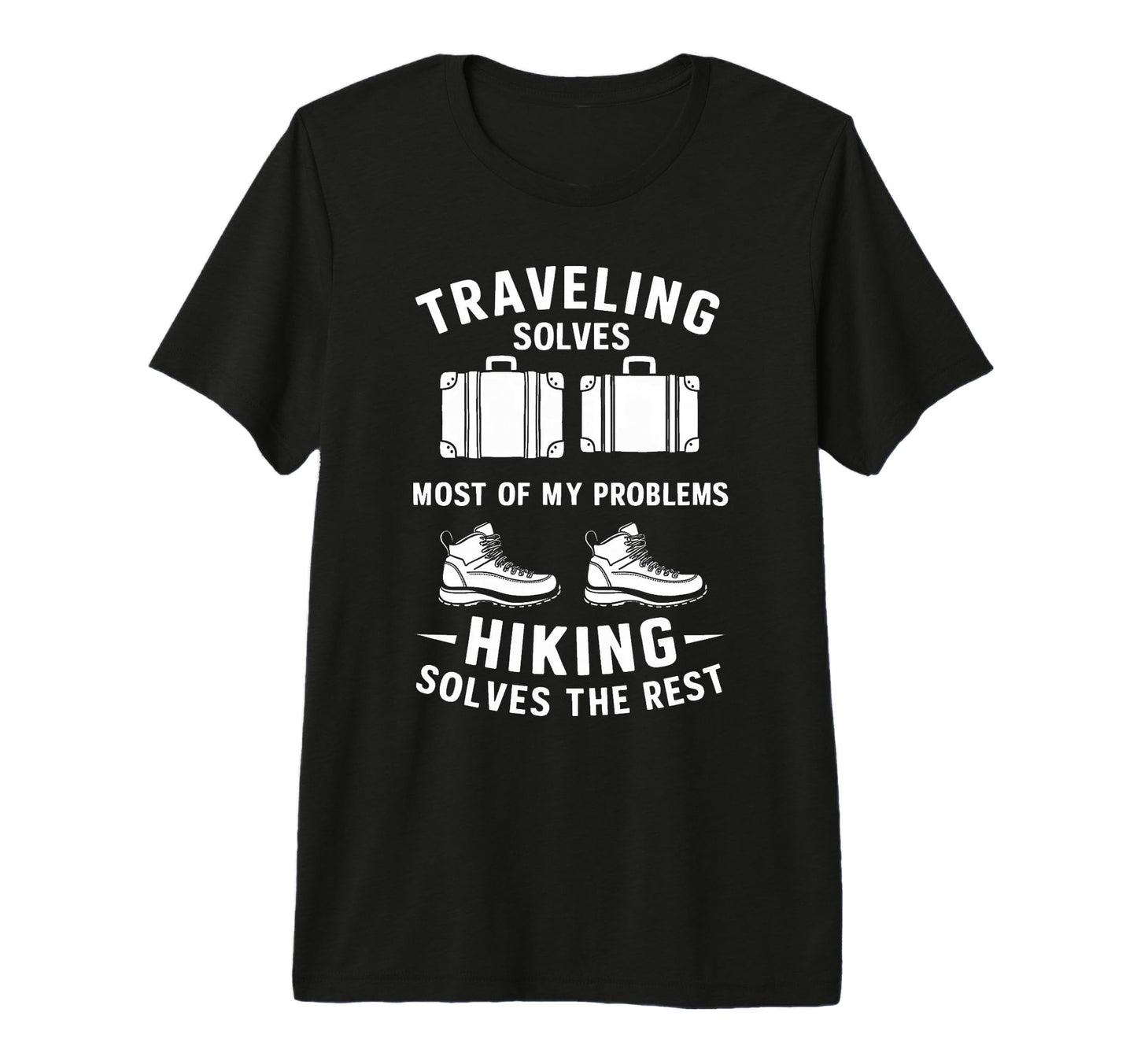 Traveling And Hiking Gifts Fathers Day T-Shirt - Trendy Graphic Unisex - T-Shirt, Sweatshirt, Hoodie