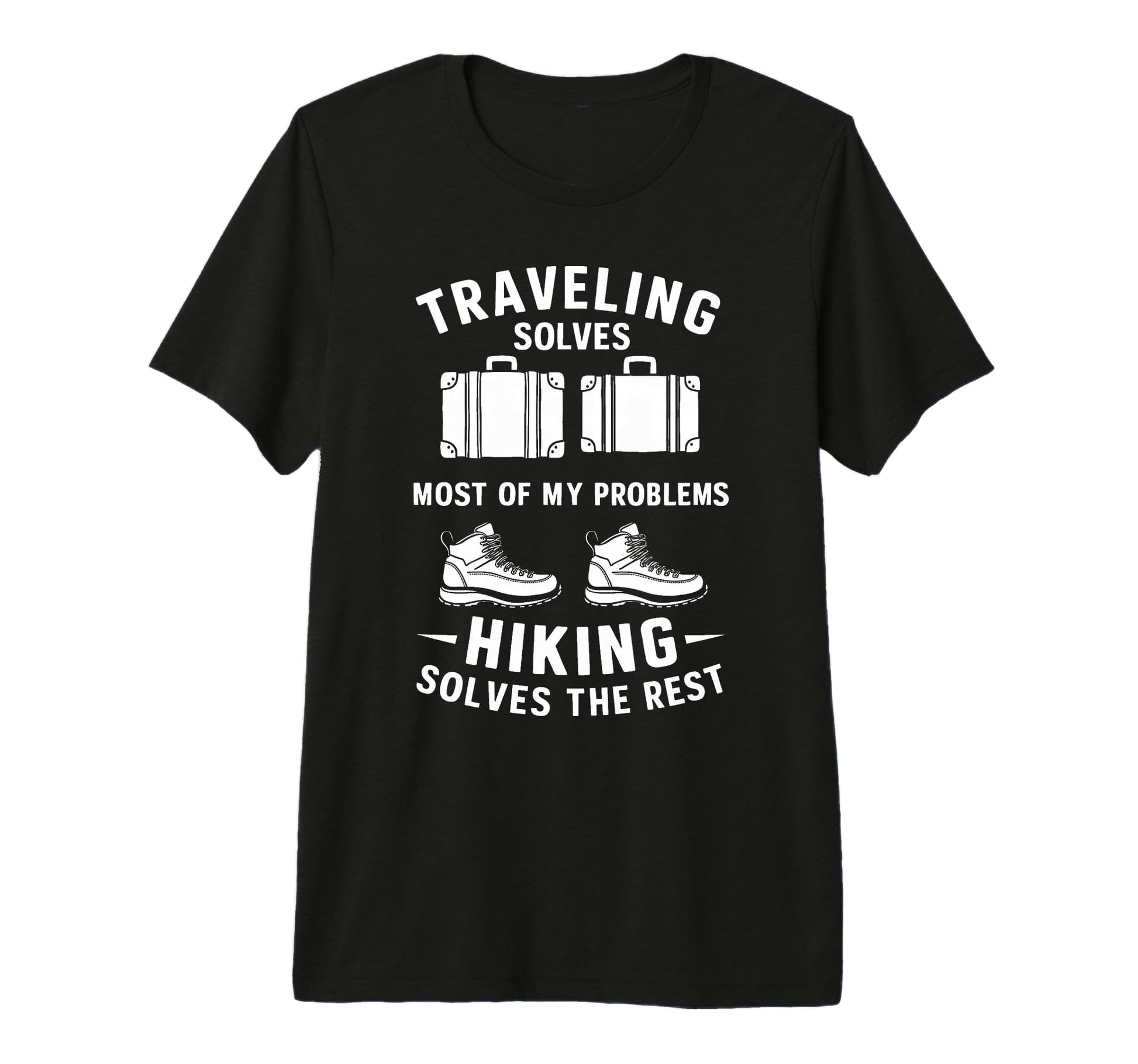 Traveling And Hiking Gifts Fathers Day T-Shirt - Trendy Graphic Unisex - T-Shirt, Sweatshirt, Hoodie