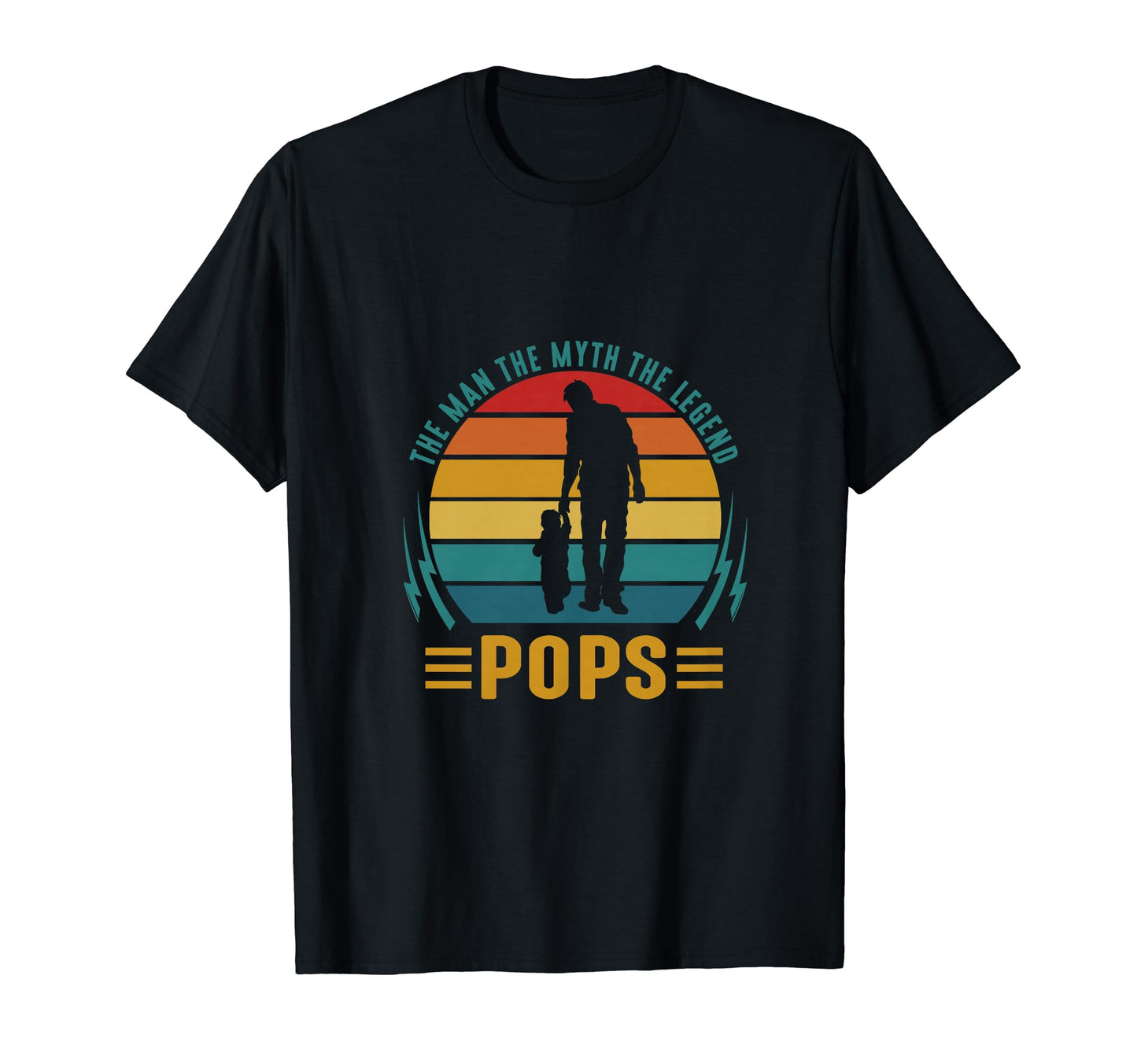 Pops Myth Legend Fathers Day Gift T-Shirt - Minimalist Print for Adults - T-Shirt, Sweatshirt, Hoodie