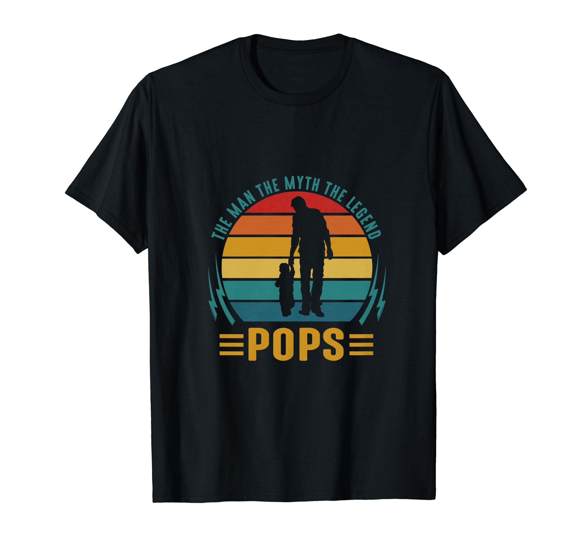 Pops Myth Legend Fathers Day Gift T-Shirt - Minimalist Print for Adults - T-Shirt, Sweatshirt, Hoodie