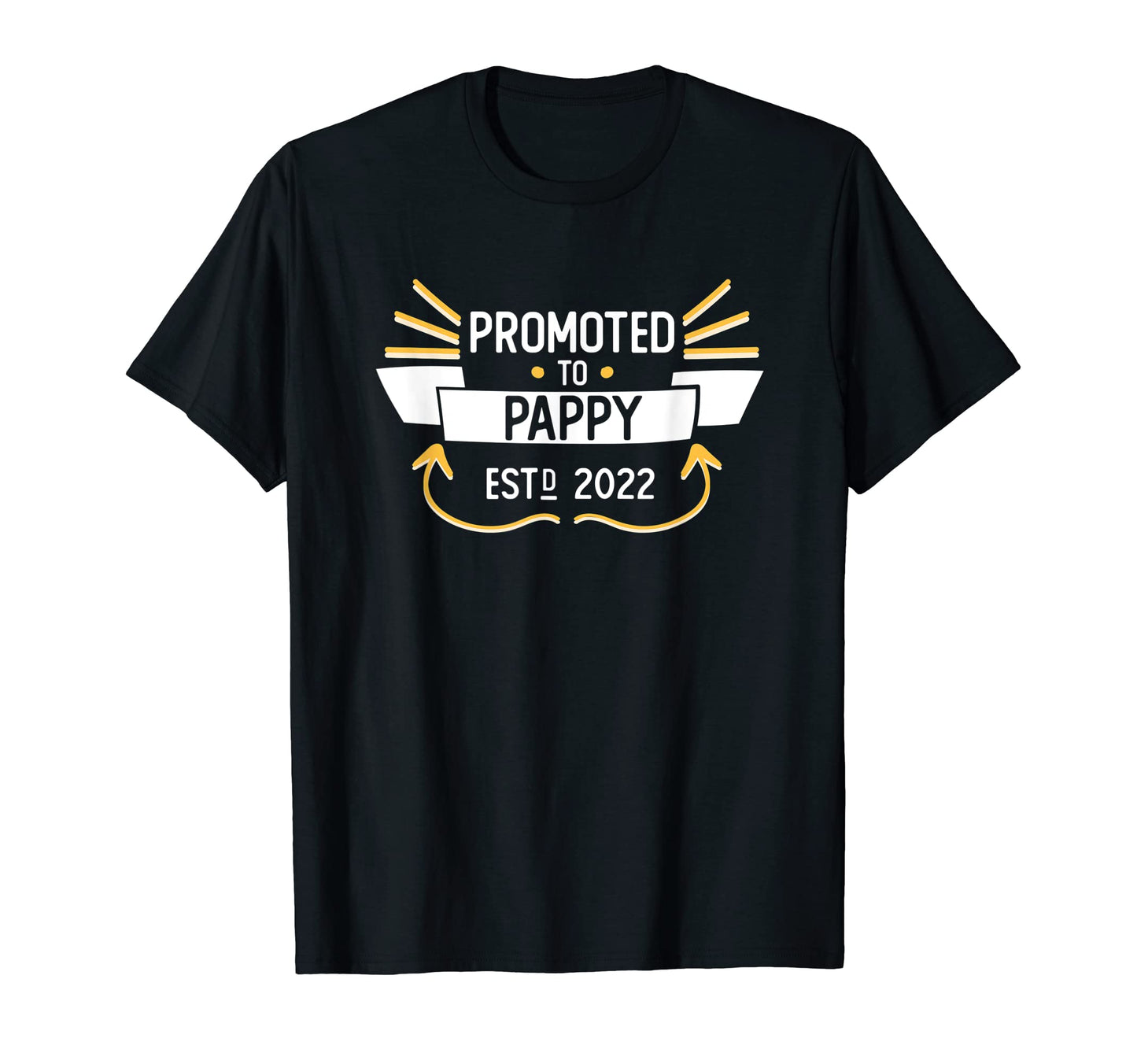 2022 Promoted To Pappy Soon To Be Grandpa T-Shirt - Unique Graphic Unisex - T-Shirt, Sweatshirt, Hoodie