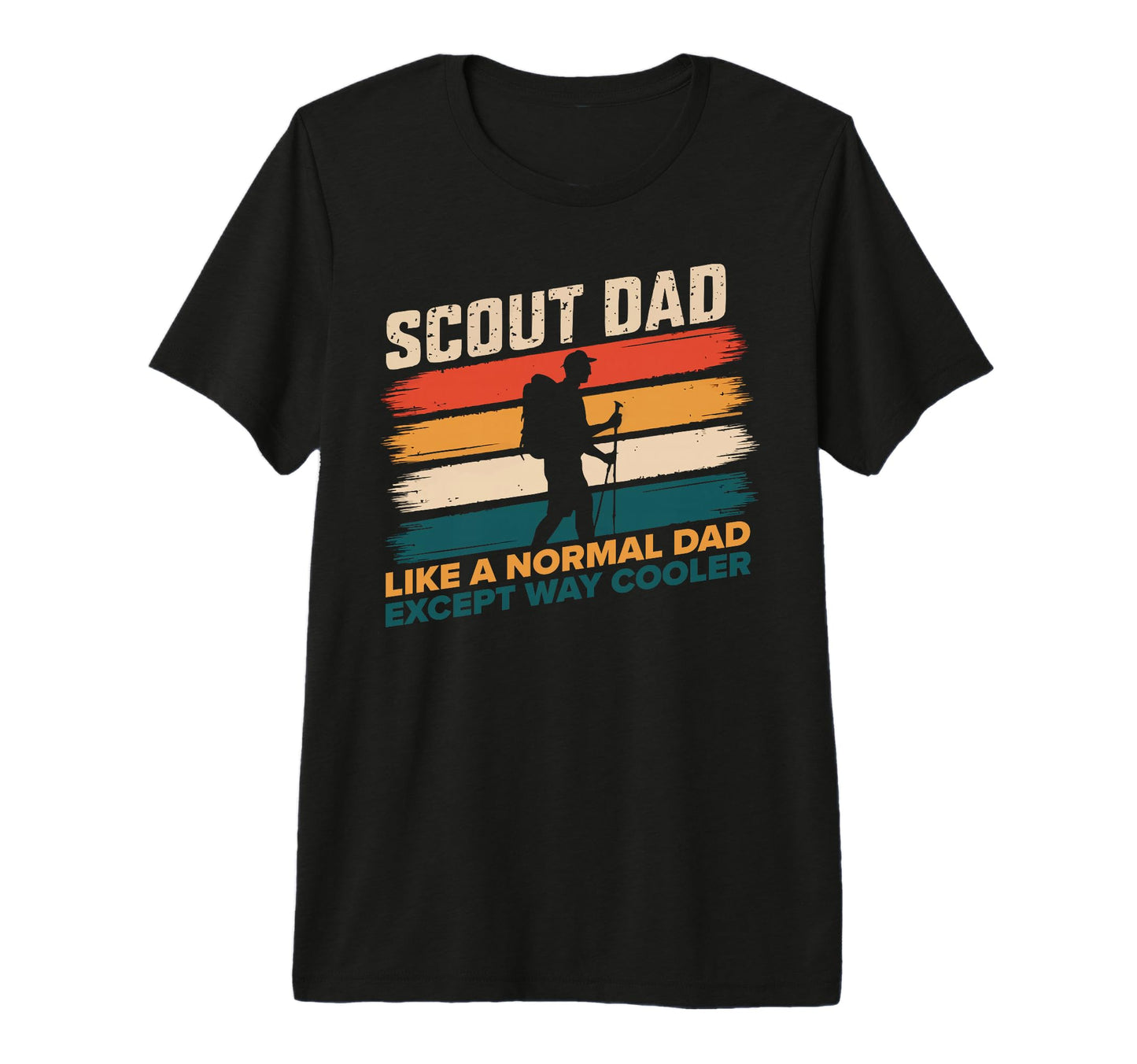 Mens Scout Leader Dad Scouting Campfire T-Shirt - Graphic Print for Adults - T-Shirt, Sweatshirt, Hoodie