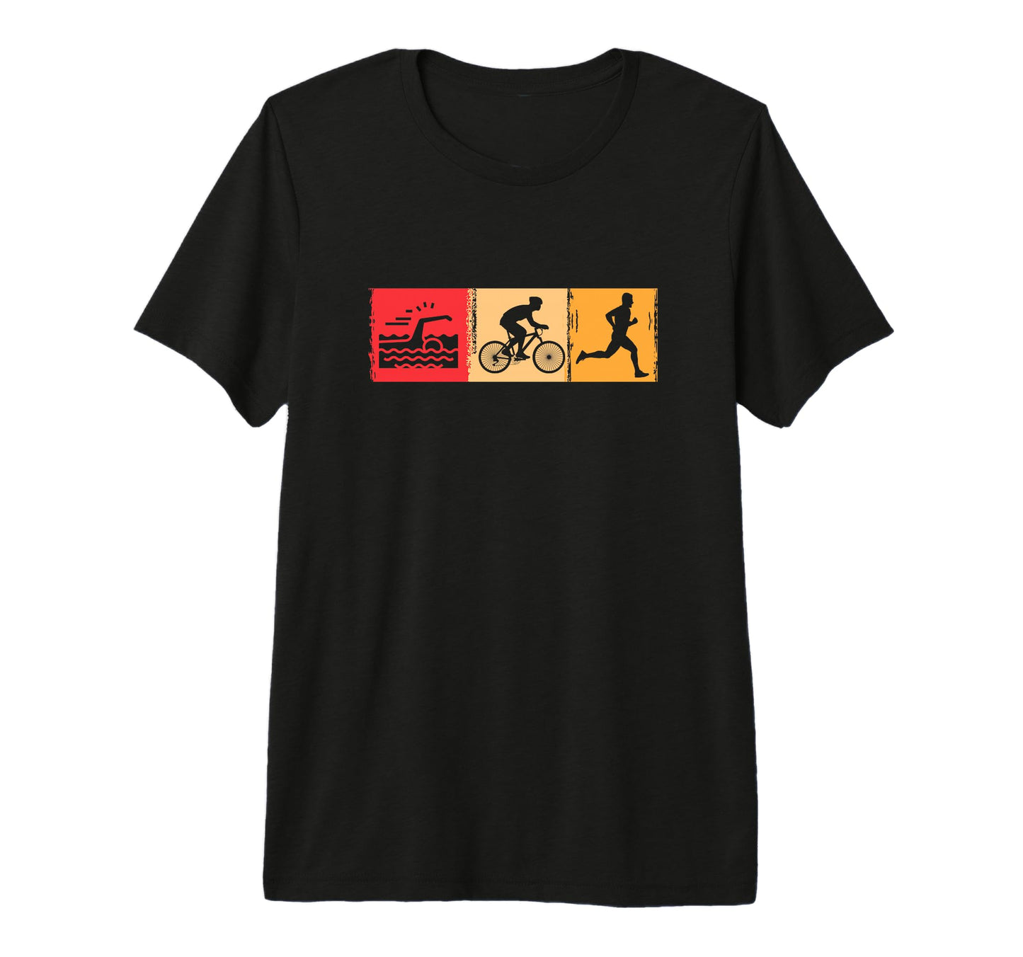 Best Triathlon Dad Father Swimming T-Shirt - Trendy Graphic for Adults - T-Shirt, Sweatshirt, Hoodie