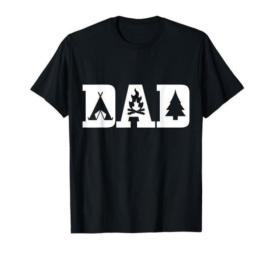 Camping Dad Fathers Day Outdoor Bushcraft T-Shirt - Novelty Apparel Unisex - T-Shirt, Sweatshirt, Hoodie