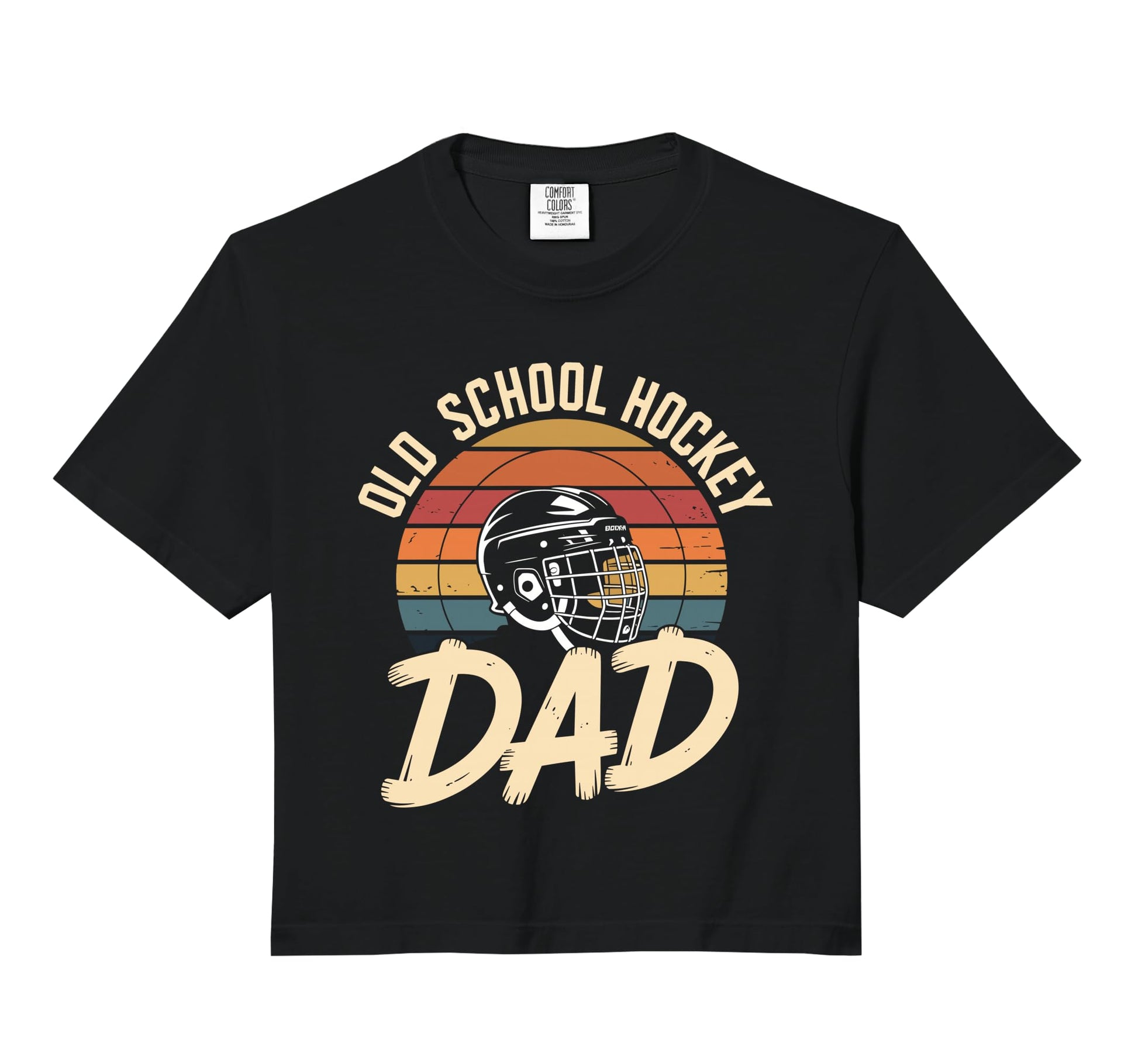 Old School Hockey Dad Ice Hockey T-Shirt - Fun Novelty Design Unisex - T-Shirt, Sweatshirt, Hoodie