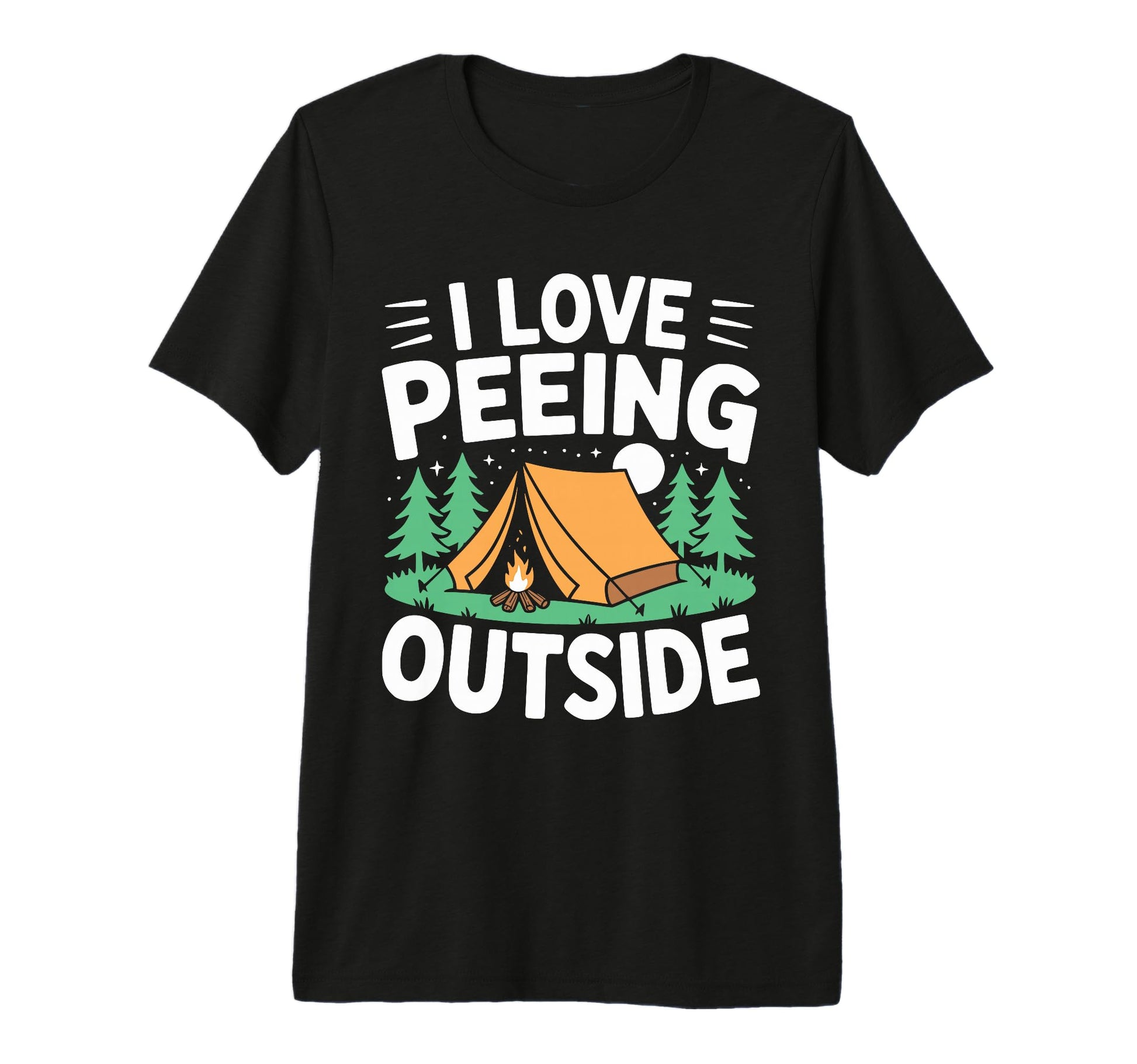 I Love Peeing Outside Funny Hiking T-Shirt - Novelty Apparel for Adults - T-Shirt, Sweatshirt, Hoodie