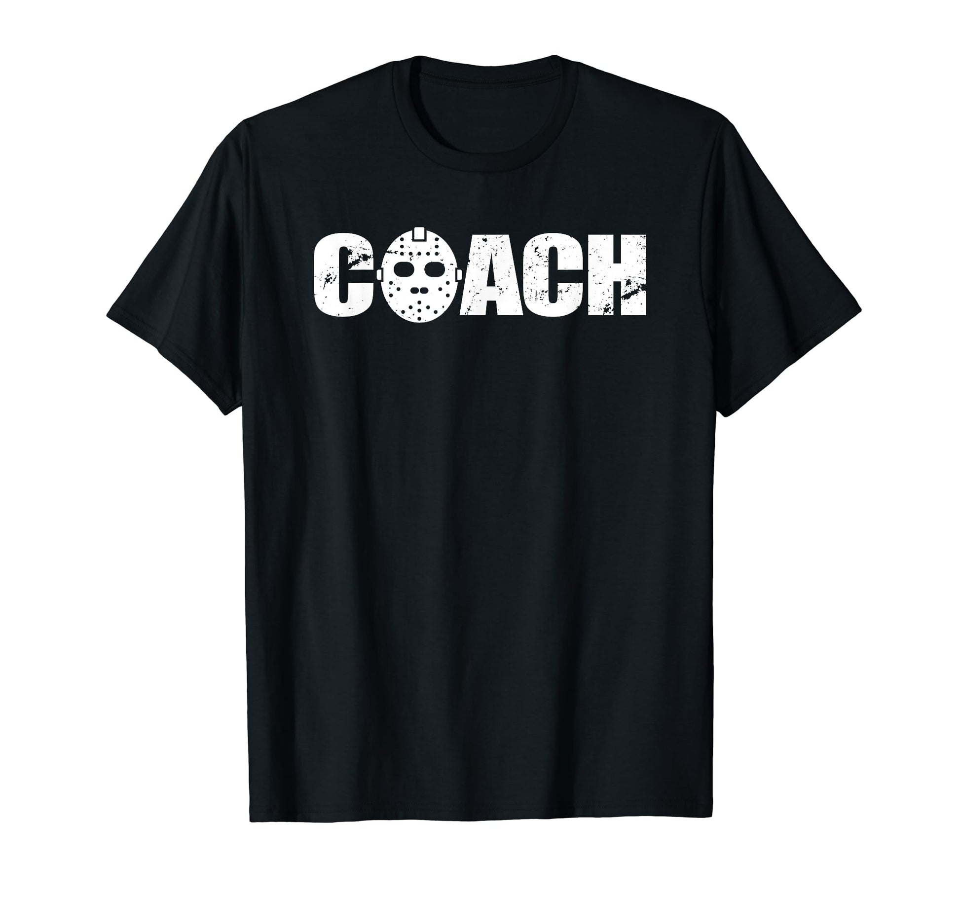 Funny Ice Hockey Goalie Mask Coach T-Shirt - Custom Art Print Men Women - T-Shirt, Sweatshirt, Hoodie