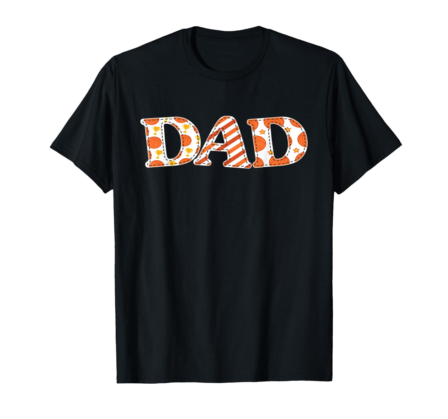Basketball Daddy Dad Costume T-Shirt - Minimalist Print for Adults - T-Shirt, Sweatshirt, Hoodie