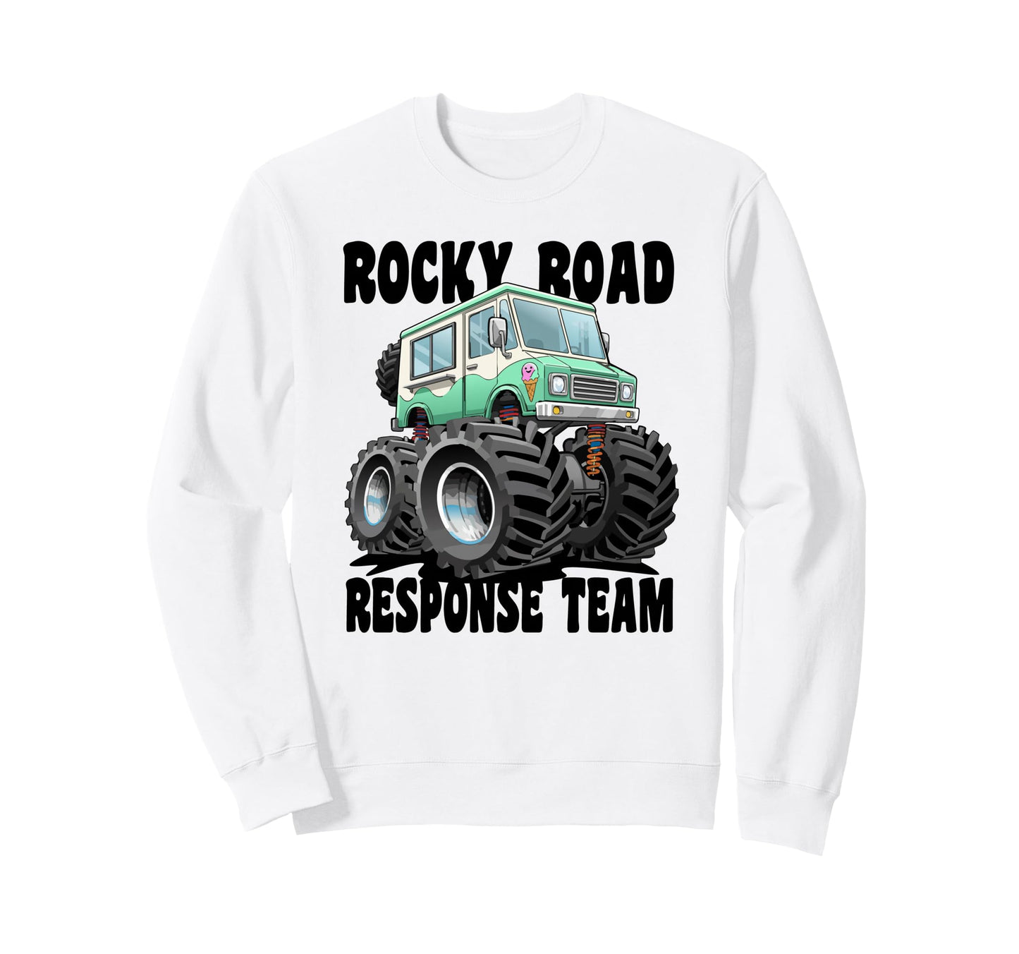 Rocky Road Response Team Ice Cream Sweatshirt - Unique Graphic for Adults - T-Shirt, Sweatshirt, Hoodie