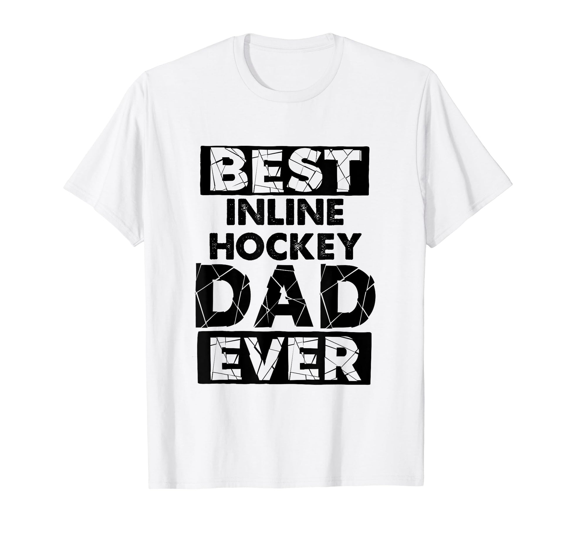 Dad Best Inline Hockey Dad Ever T-Shirt - Custom Art Print for Adults - T-Shirt, Sweatshirt, Hoodie