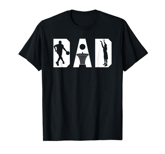 Basketball Dad Fathers Day T-Shirt - Aesthetic Graphic Men Women - T-Shirt, Sweatshirt, Hoodie